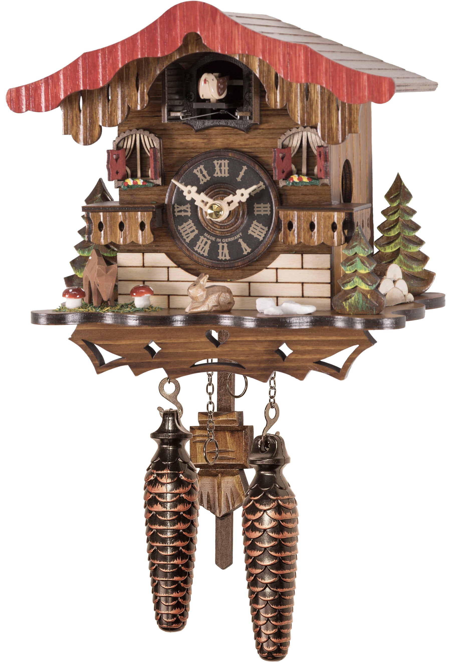 Christoffel, Pendelwanduhr »Kuckucksuhr «, bunt