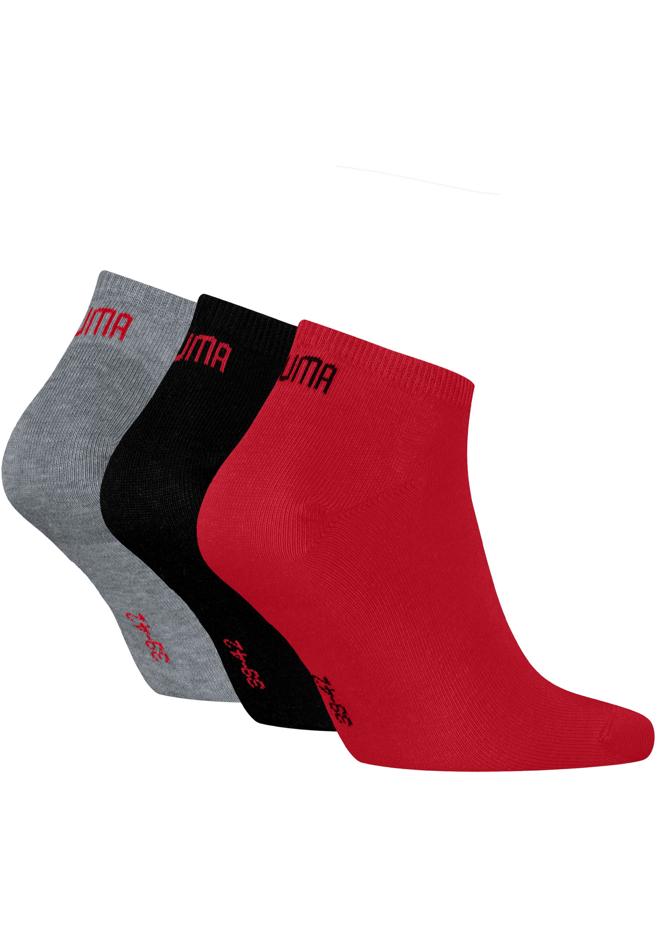 PUMA Sneakersocken »PUMA UNISEX SNEAKER PLAIN 3P« 3 Paar,  mit kleinem Logo