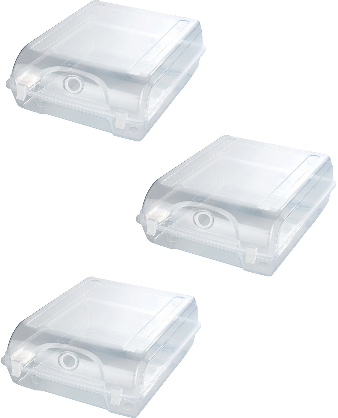 Image of WENKO Schuhbox, (Set, 3 St.), stabiler Kunststoff bei Ackermann Versand Schweiz