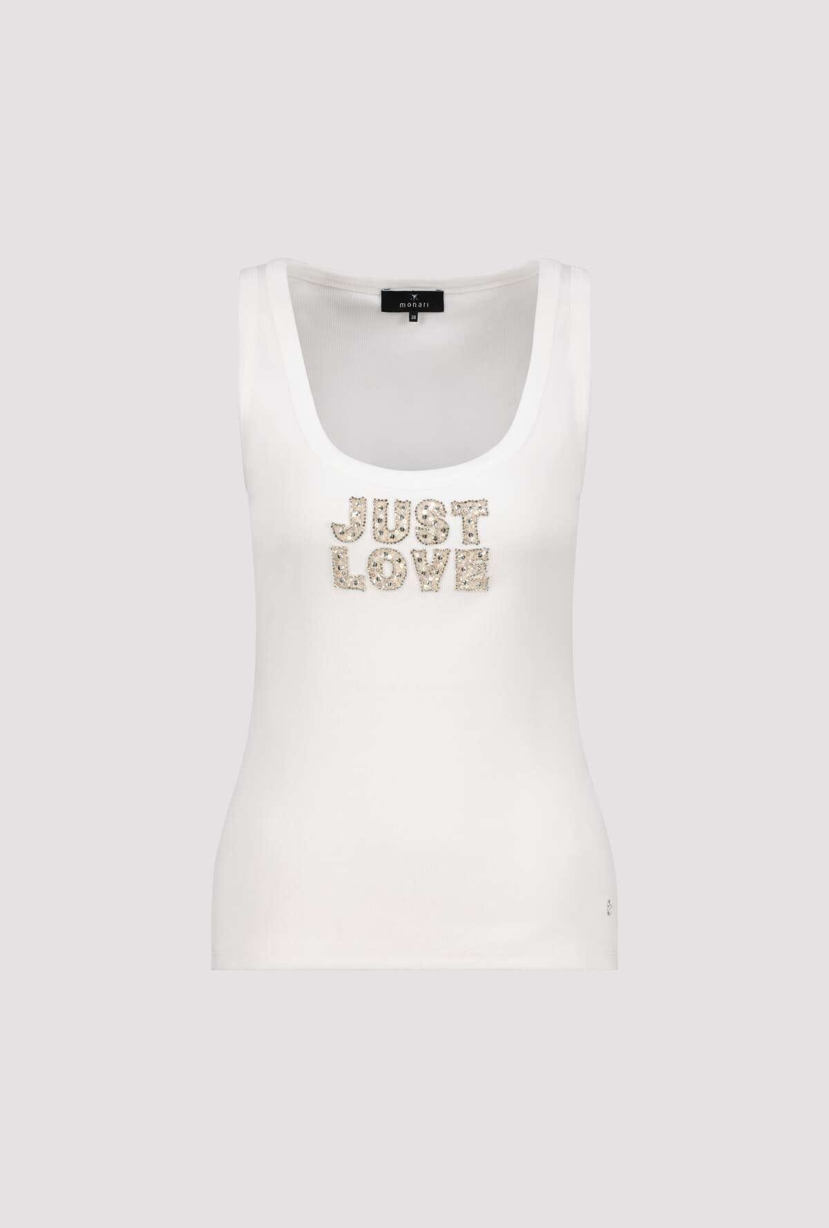Monari Débardeur »Top Just Love« Regular fit mit Schmuck