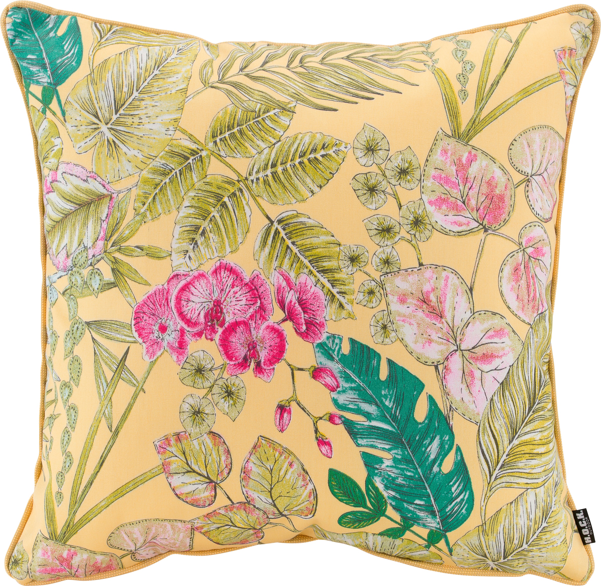 Image of H.O.C.K. Dekokissen "Eliza-Bouquet Outdoor" Outdoor geeignet, Kissenhülle mit Füllung, 1 Stück