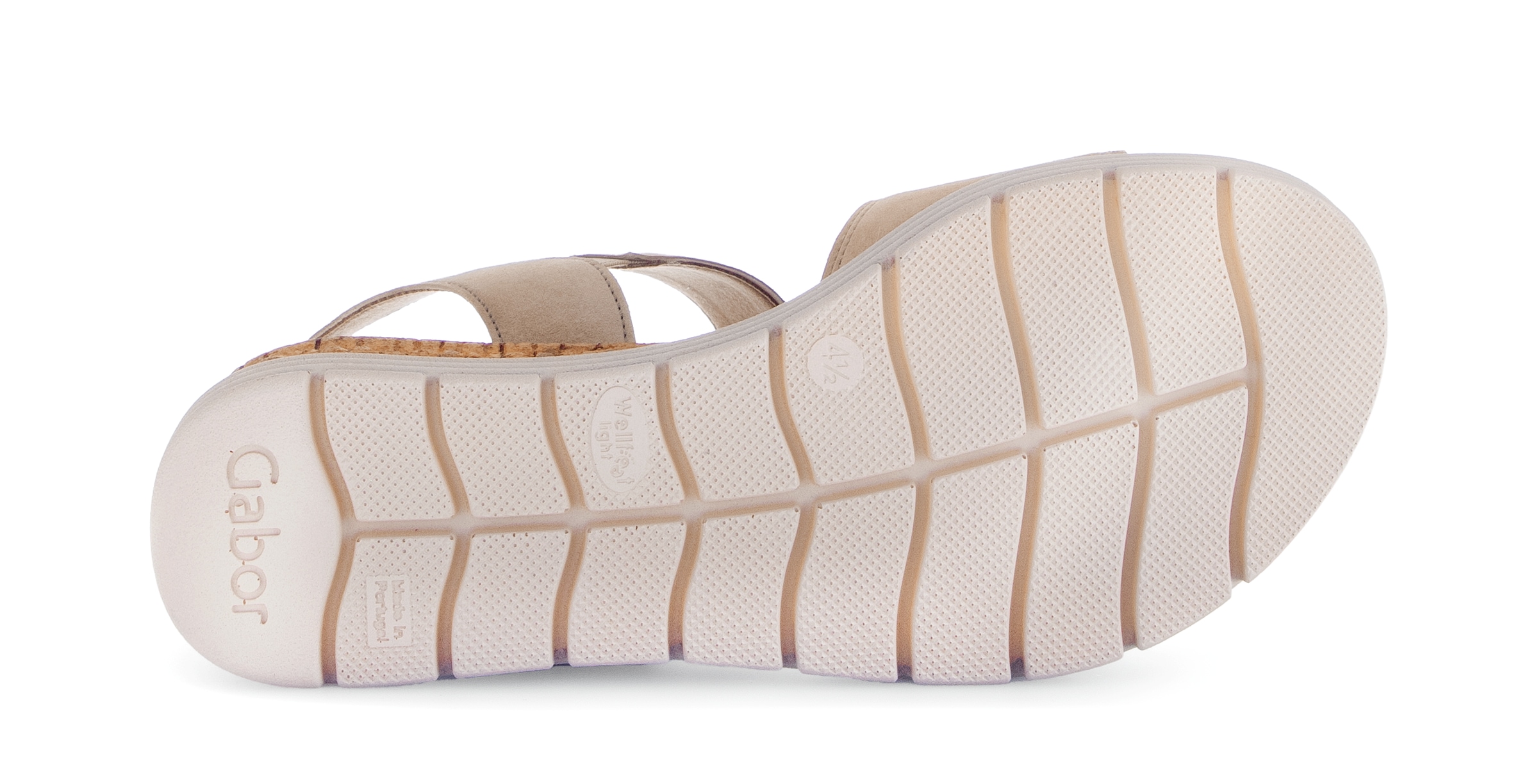 Gabor Sandales compensées »GENUA«  , Sommerschuh, Riemchensandale, Komfortschuh in Weite G (=weit)