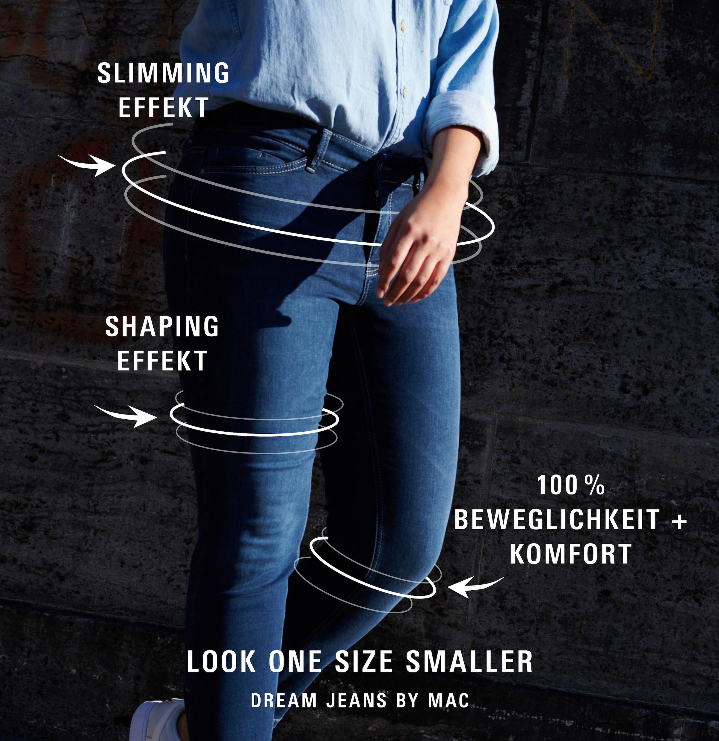 MAC Skinny-fit-Jeans »Dream Skinny« in hochelastische Qualität für den perfekten Sitz