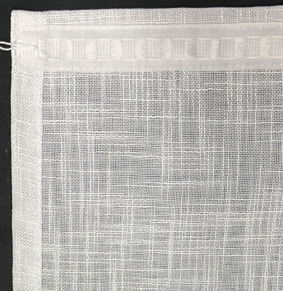 my home Rideau »Nora« Bande volante 1 cuis tlg. Leinenlook, Polyester, strukturiert