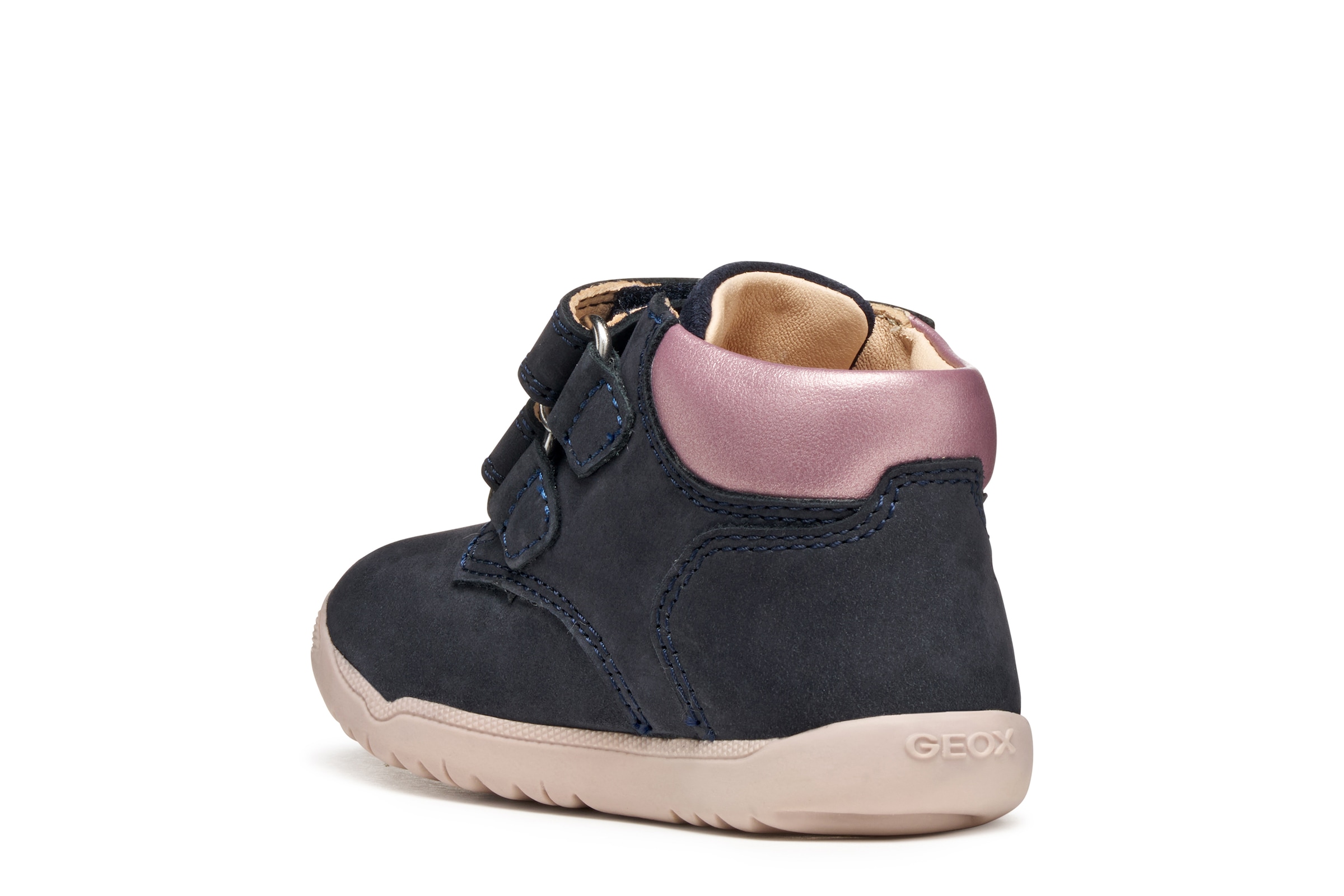 Geox Chaussures de marche »B MACCHIA GIRL«  chaussure bébé avec fermeture velcro, gabarit de taille à télécharger