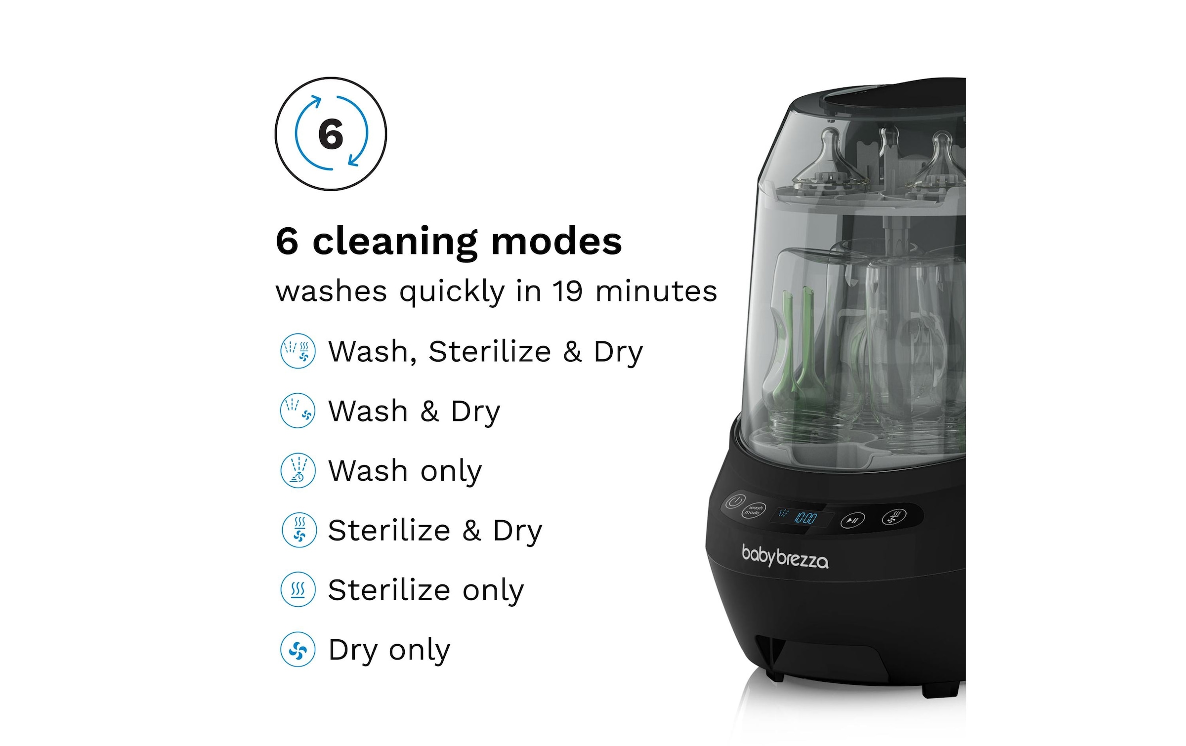   Dampfsterilisator »Baby Brezza Bottle Washer Pro«