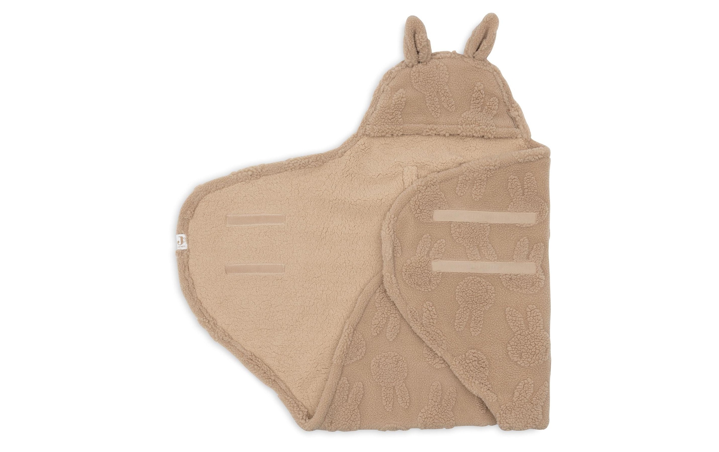 Image of Jollein Einschlagdecke "Miffy Jacquard Teddy 105 x 100 cm" Universelle Puckdecke für Neugeborene