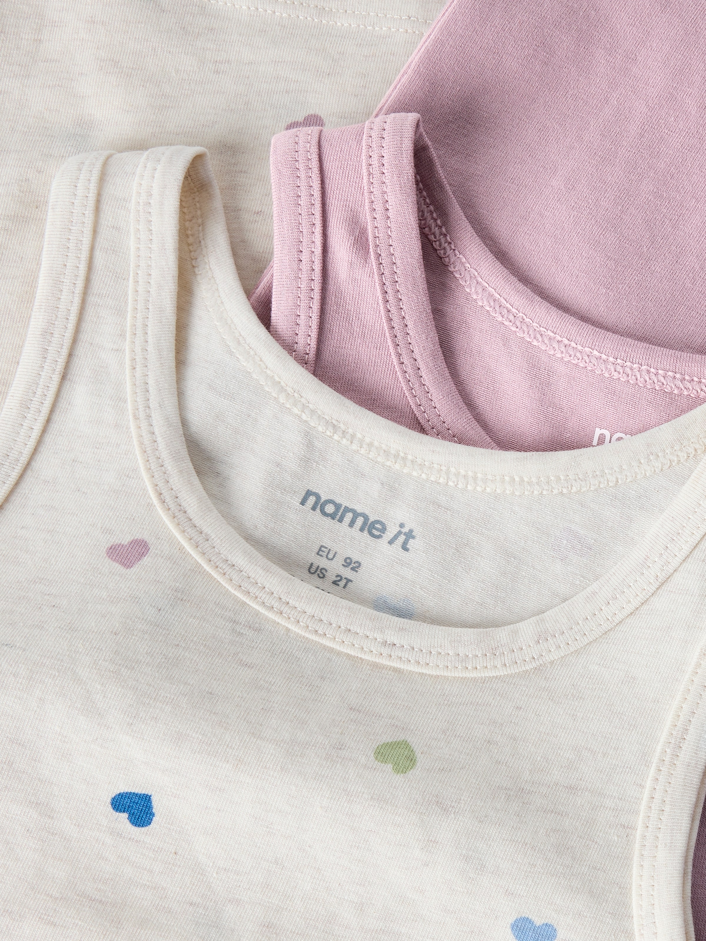 Name It Unterhemd »NMFTANK TOP 2P PEYOTE HEARTS NOOS« Packung, 2 Stk.