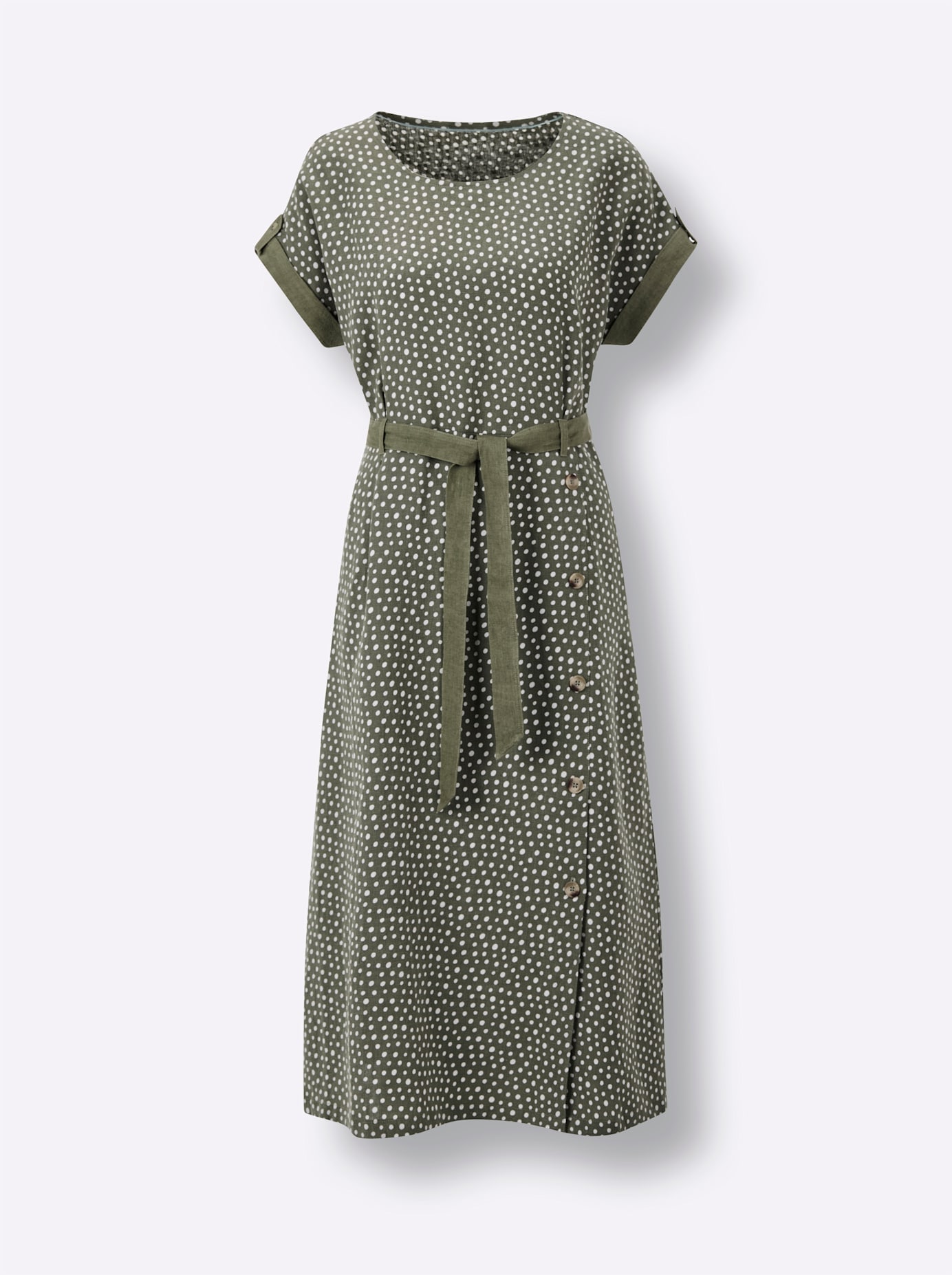 CREATION L PREMIUM Druckkleid »Leinen-Kleid«