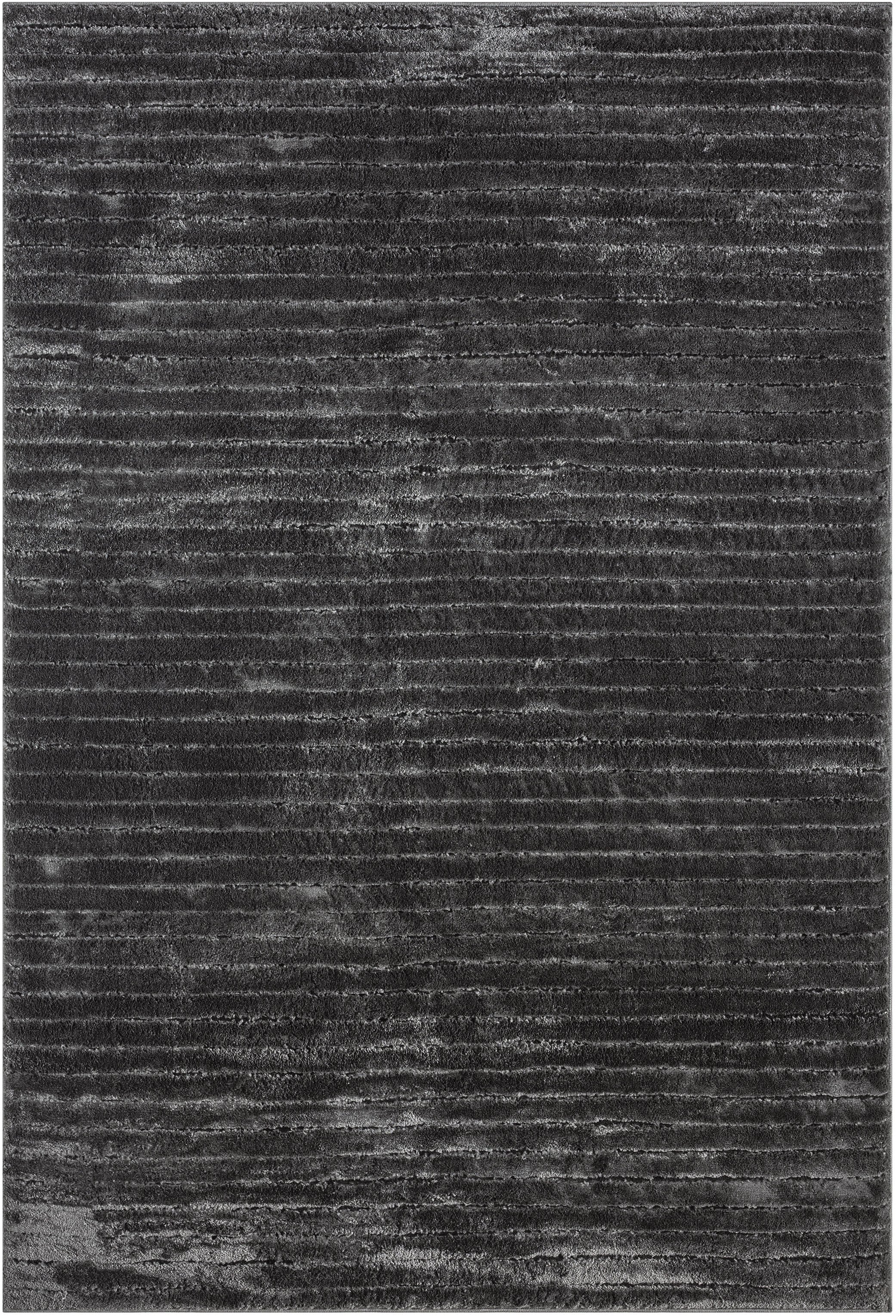 LeGer Home by Lena Gercke Tapis »Selma« Rectangulaire 19 mm Höhe Hoch-Tief-Struktur, Streifen Design, weich, Wohnzimmer, Schlafzimmer