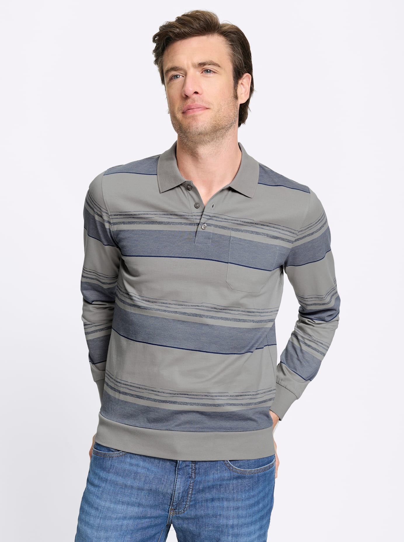 Marco Donati Polo »Langarm-Shirt« 1
