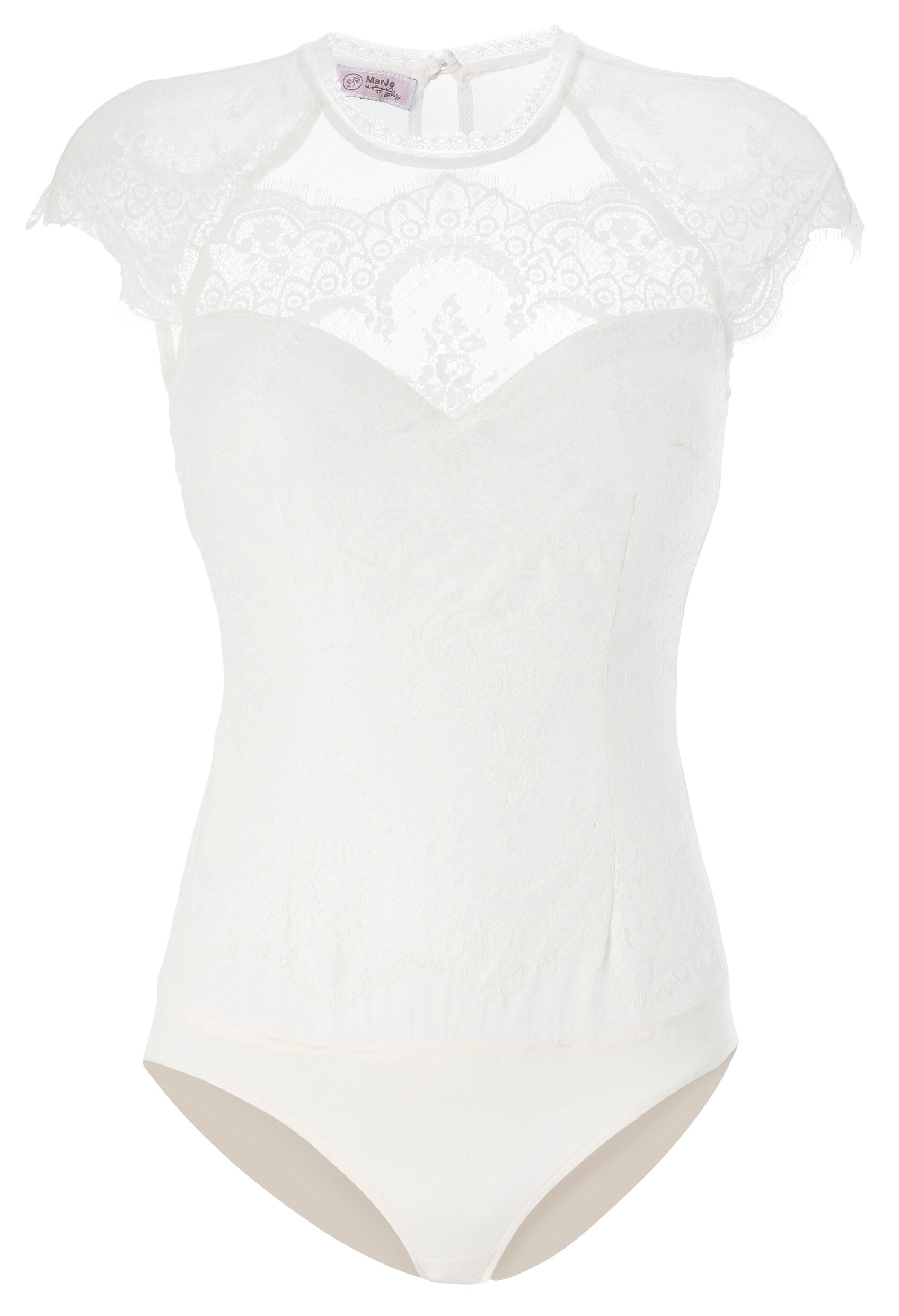 Image of MarJo Shirtbody, Damen, aus zartem Tüll und Spitzenbesatz bei Ackermann Versand Schweiz