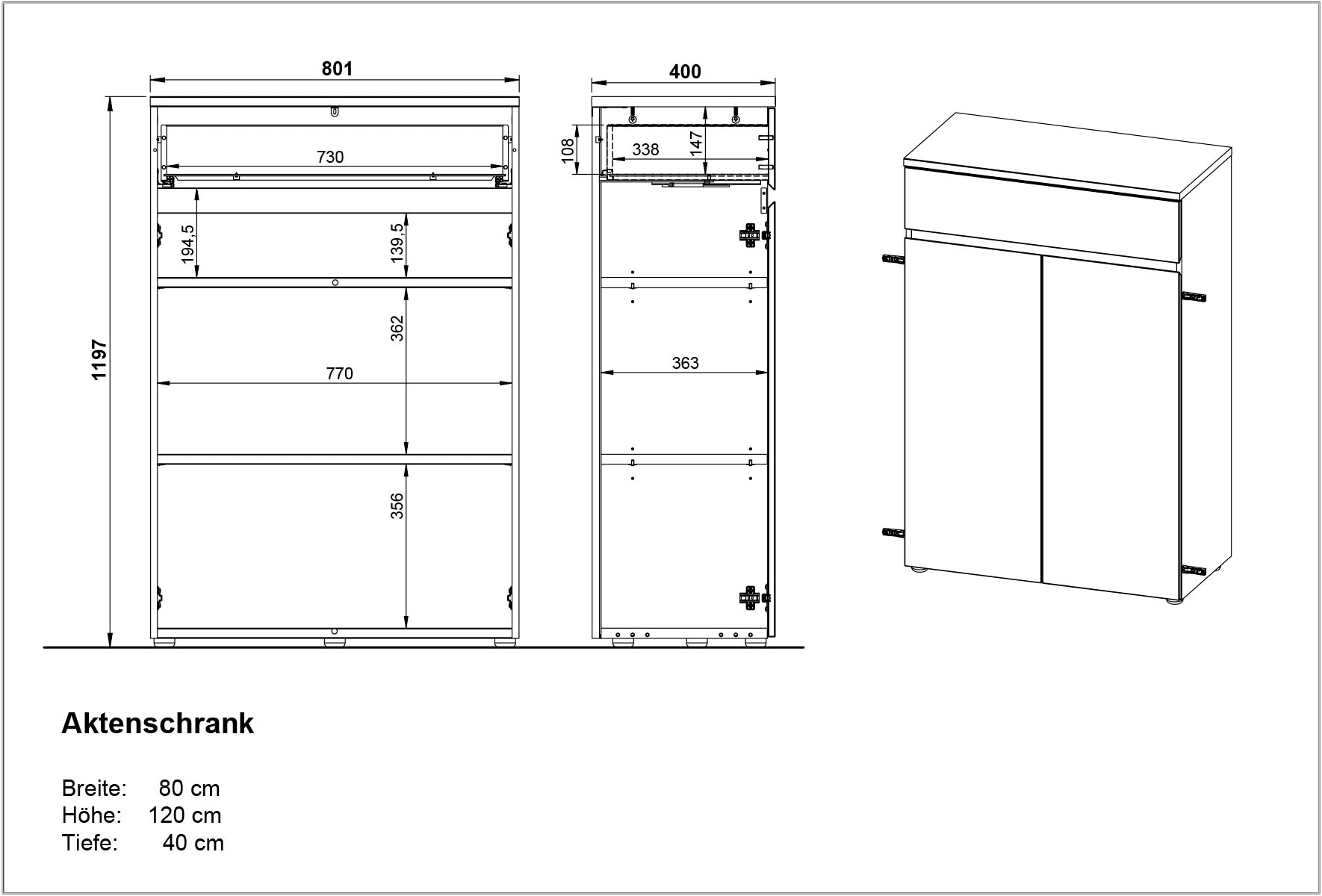 GERMANIA Büro-Set »Lissabon«, (Set, 6 tlg.)