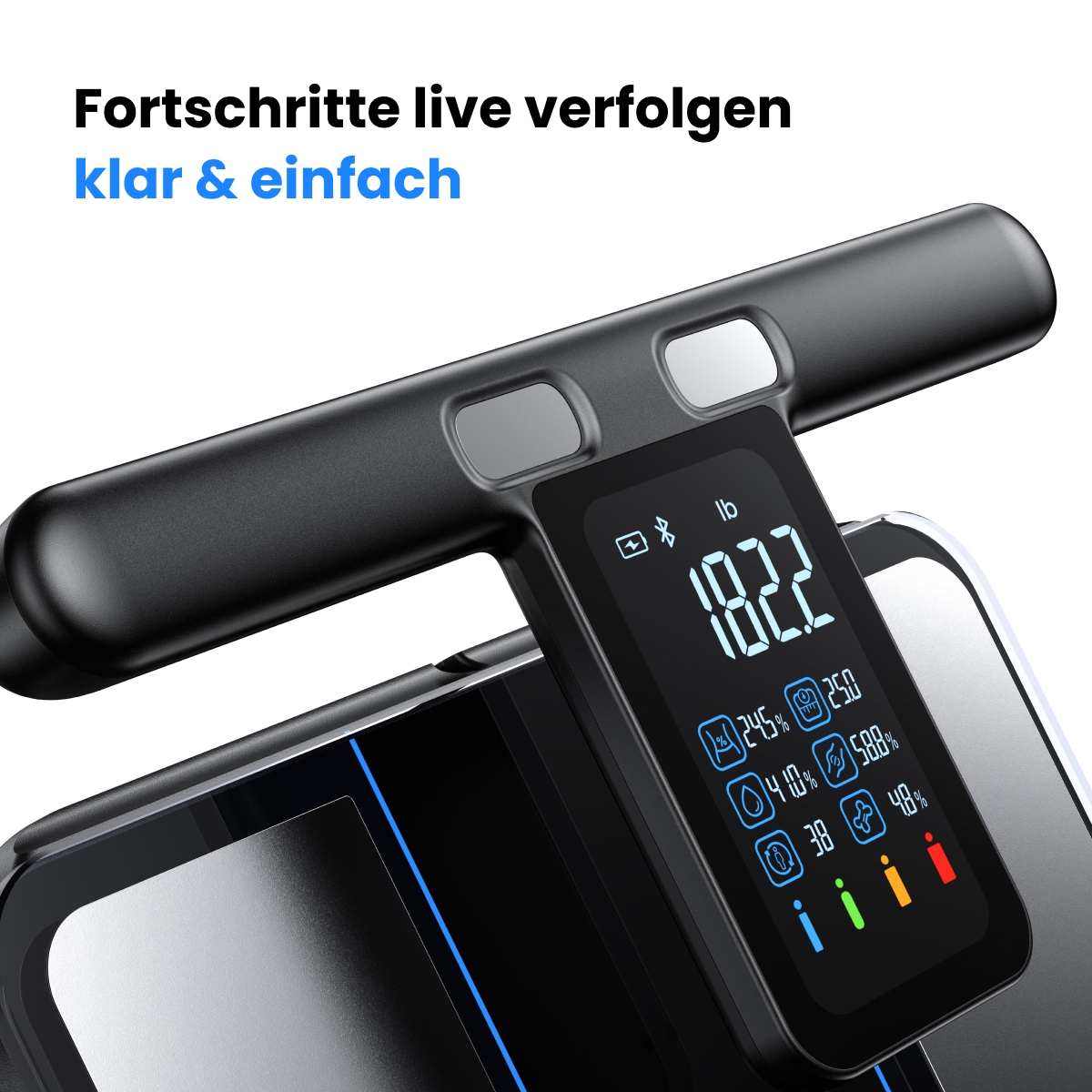 Renpho Körper-Analyse-Waage »Morpho Scan Körperanalysewaage« Mehrere Messungen und umfassende Gesundheitsanalyse