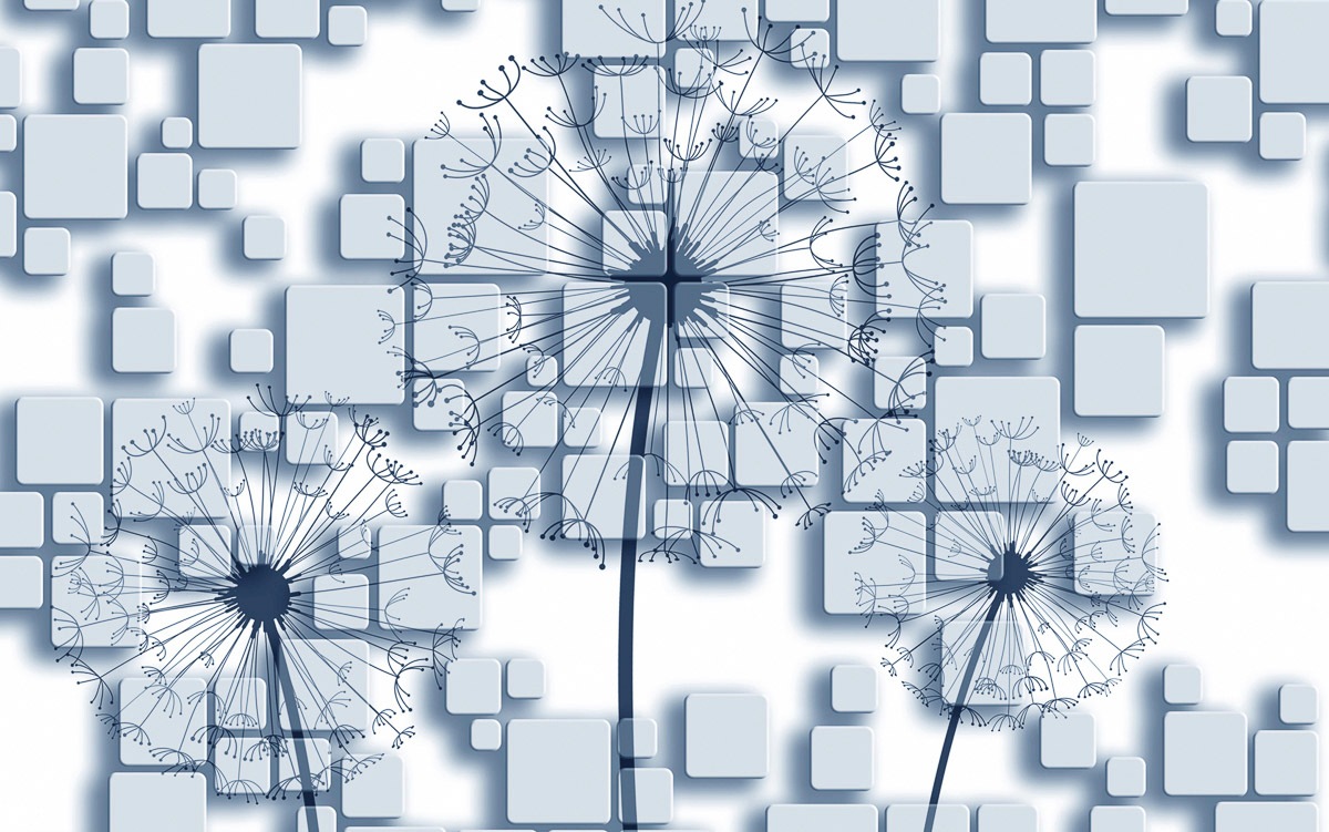 Papermoon "Muster mit Pusteblume"