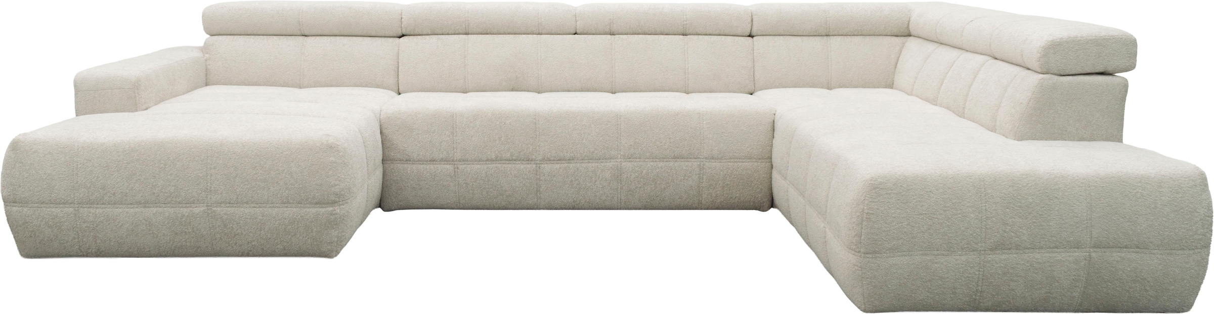 GOODproduct Wohnlandschaft »Ballerup 359 x 228 cm, auch mit verstellbarer Sitztiefe« Kopfteile verstellbar, Pet Friendly Bezug, U-Form