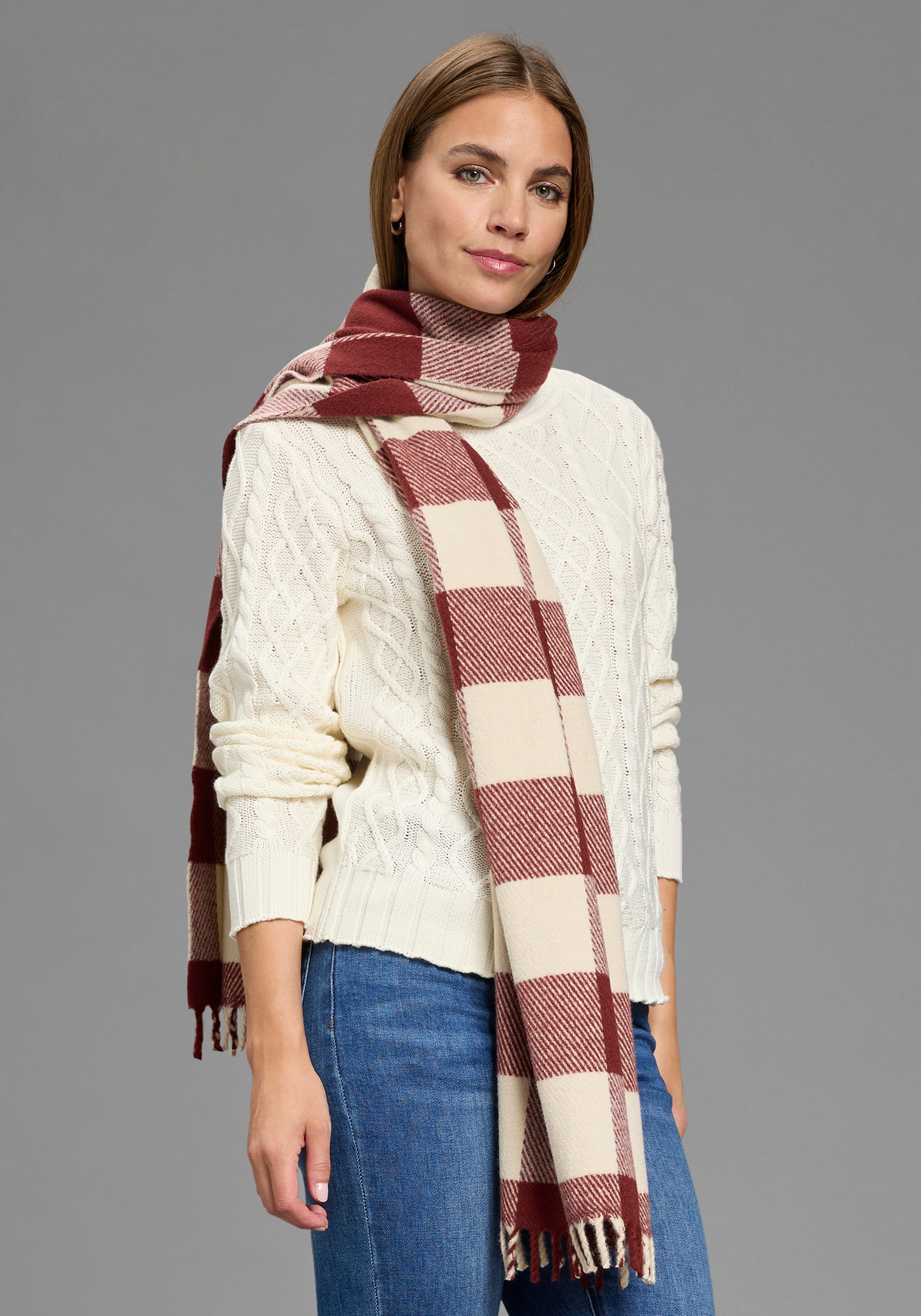 Image of Laura Scott Modeschal in verschiedenen Farben - NEW im Karo-Design