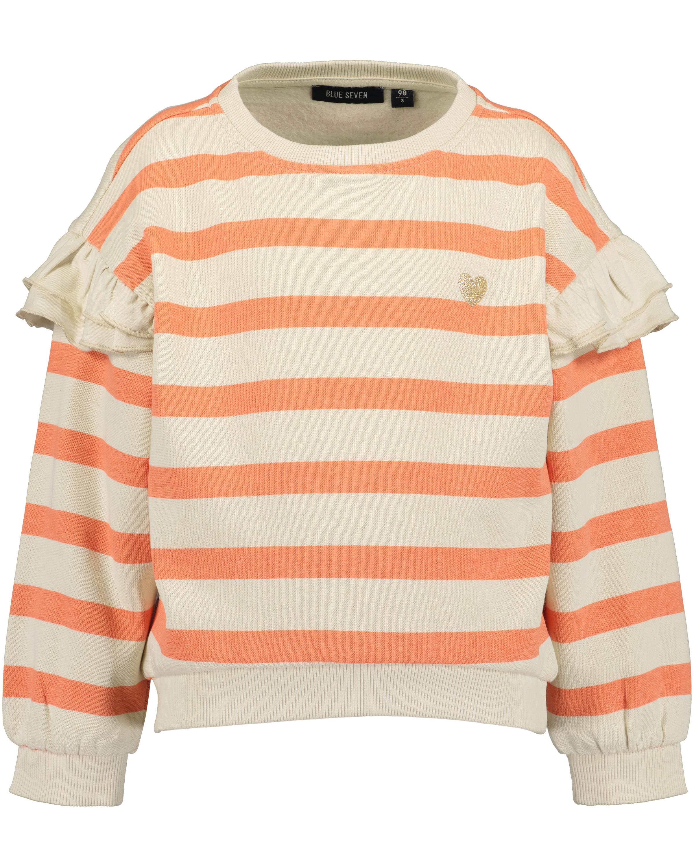 Image of Blue Seven Sweatshirt, mit tollen Rüschen an der Schulter