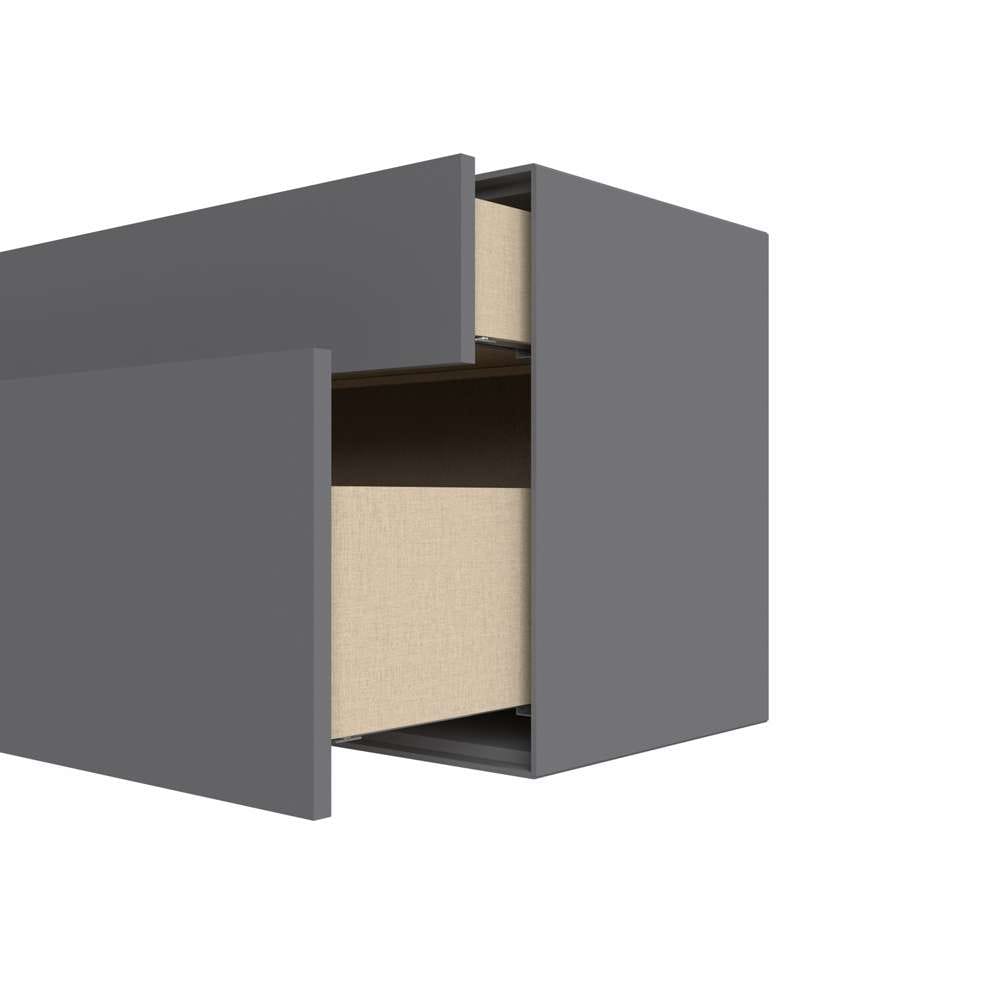 LeGer Home by Lena Gercke Table basse »Essentials, TV-Board, TV-Kommode, TV-Schrank,  TV-Möbel« 3 cuis tlg. Breite: 333 cm, UV lackiert, Push-to-open-Funktion