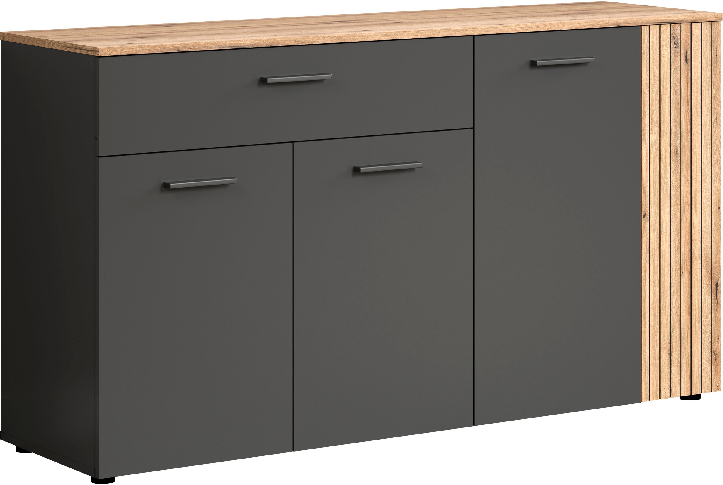 Image of Home affaire Sideboard "Estepona" 1 Stk. tlg. Kommode, Akustikpaneel-Look; Breite 150 cm