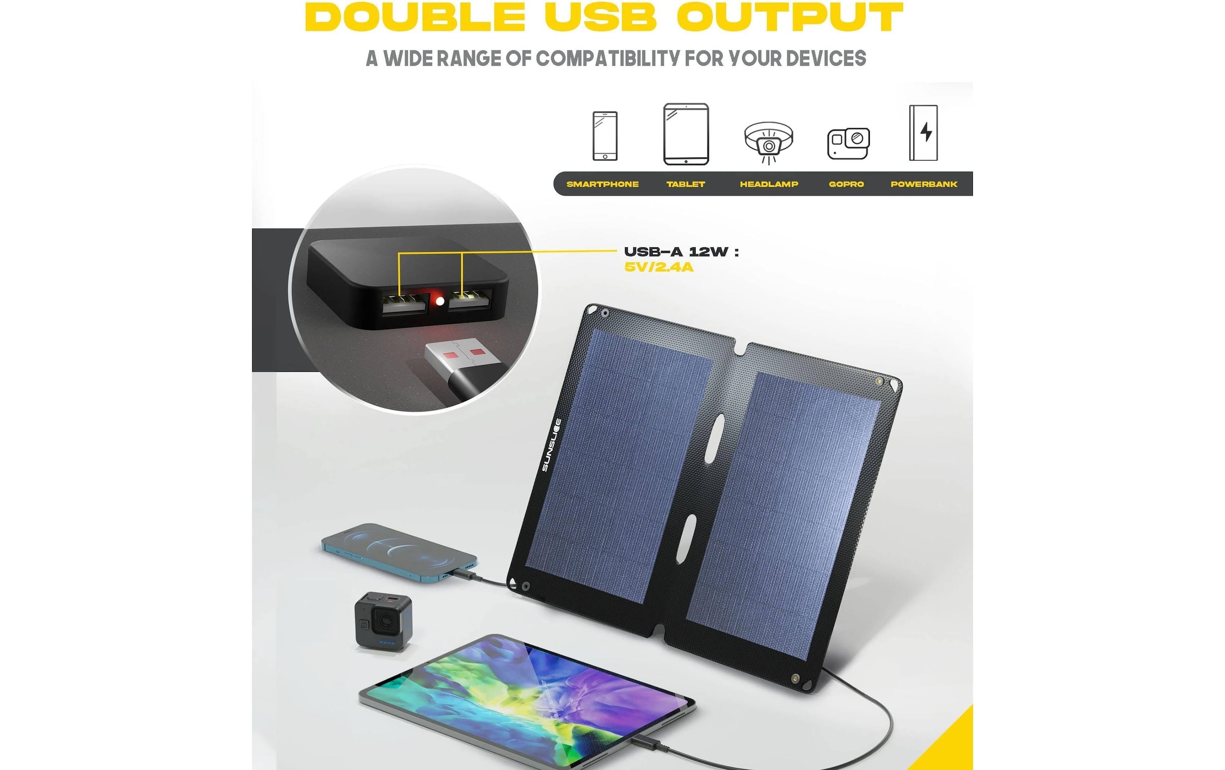 Solarmodul »SunSlice Fusion Flex 12 - 12 W«, Flexibel