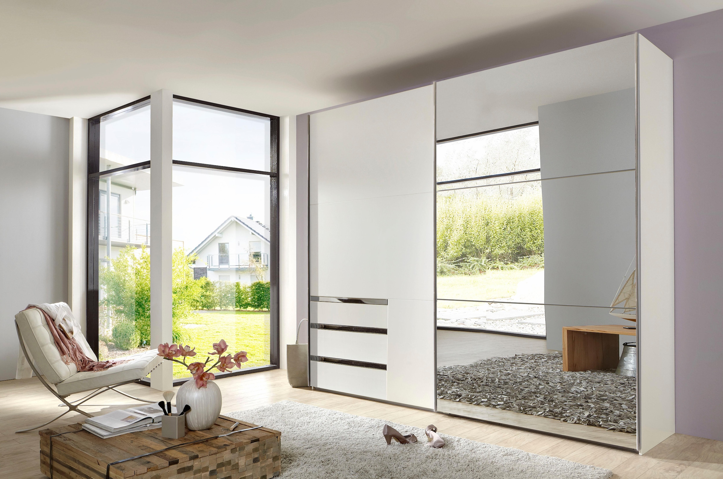 Wimex Armoire à portes coulissantes »Level by fresh to go« jeweils mit einer Spiegeltür