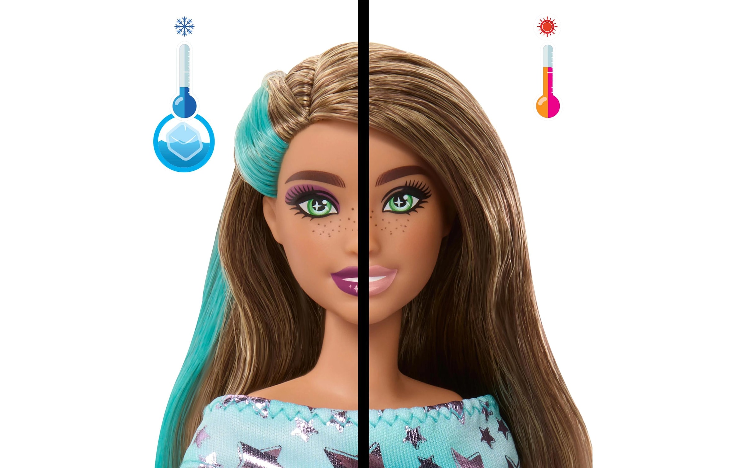 Barbie Anziehpuppe »Party Unboxed Pet Birthday Blau«