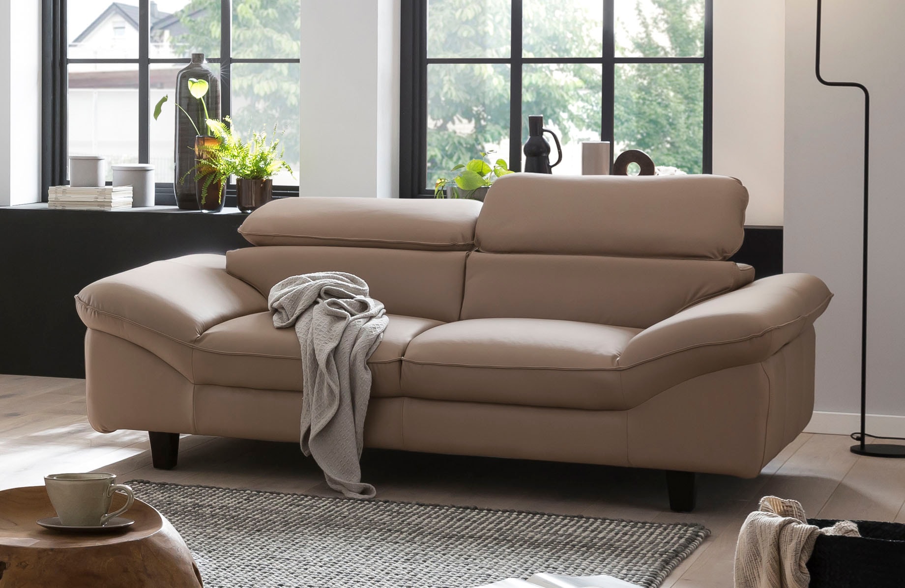 Image of Home affaire 3-Sitzer "Pilot" Big-Sofa mit Kopfteilverstellung