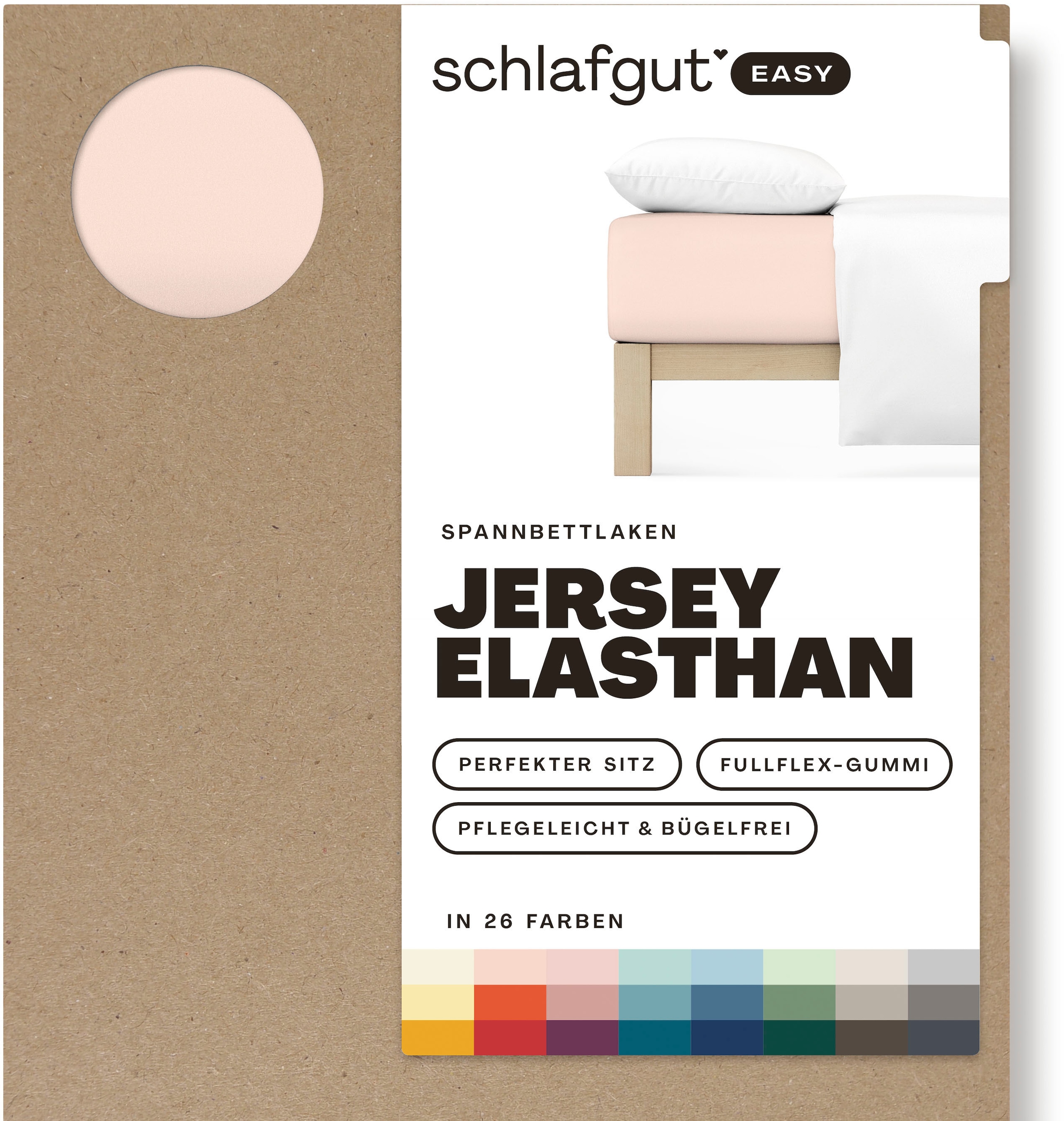 Schlafgut Spannbettlaken »EASY Jersey Elasthan«, MADE IN GREEN by OEKO-TEX®