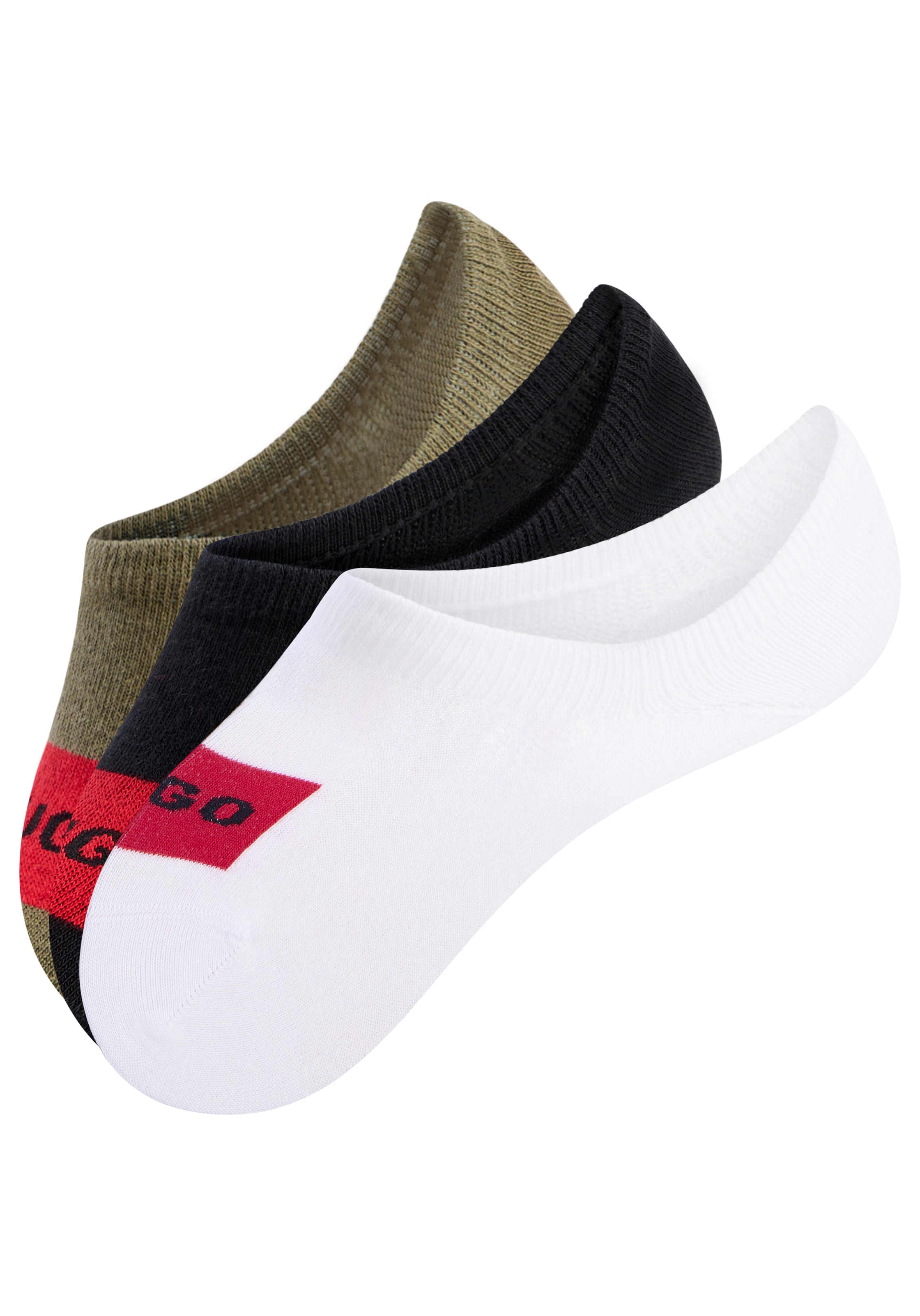 HUGO Underwear Freizeitsocken »3P LC LABEL CC« Packung, 3 Paar tlg. mit Logostickerei
