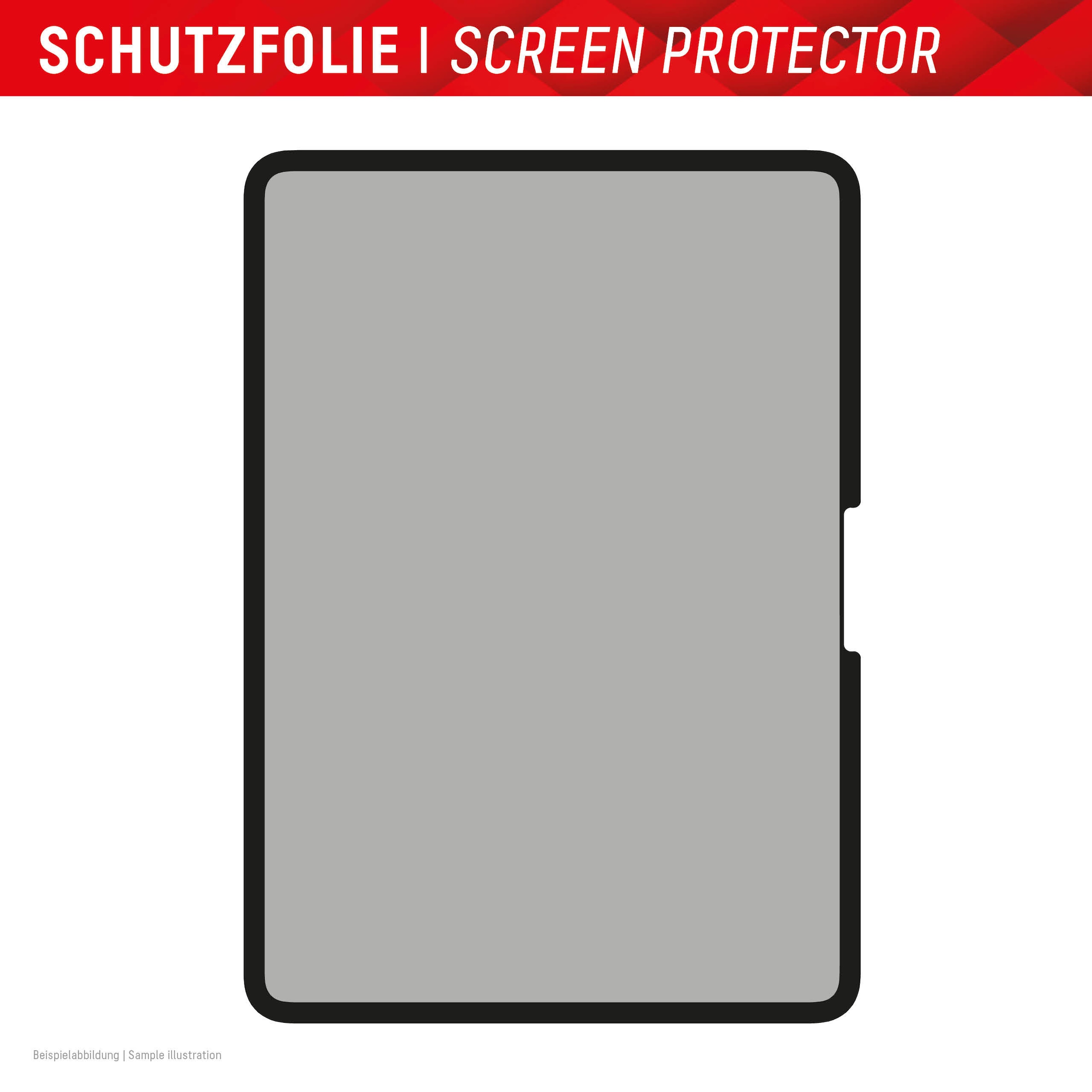 Displex Displayschutzfolie »Tablet Privacy Safe« für Apple iPad Pro 11" (2024/2025) Blickschutzfolie, Schutzfolie, Bildschirmschutz, kratz- & stossfest