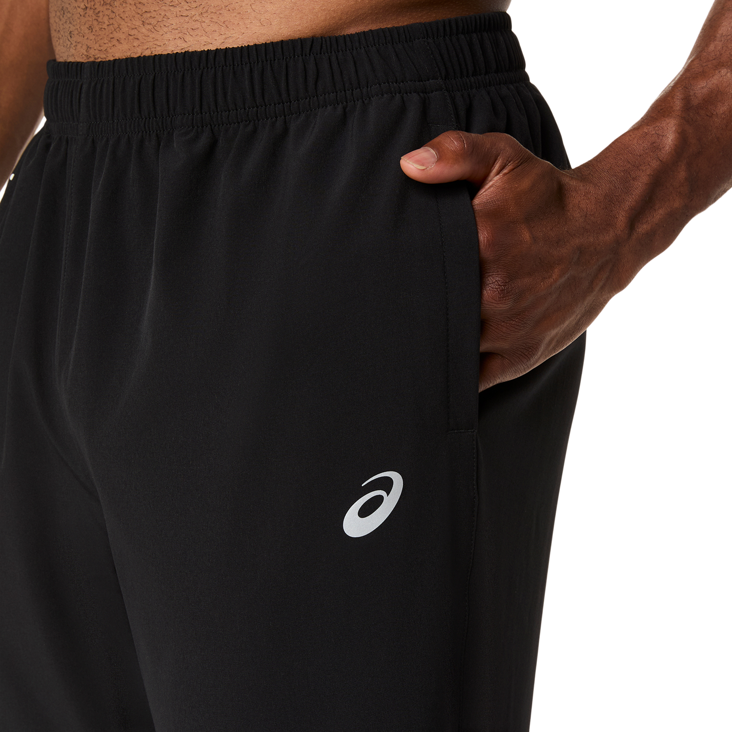 Asics Pantalon de course »ICON PANT«  avec poche pour portable à l'arrière de la ceinture, bas de jambe avec fermeture éclair latérale