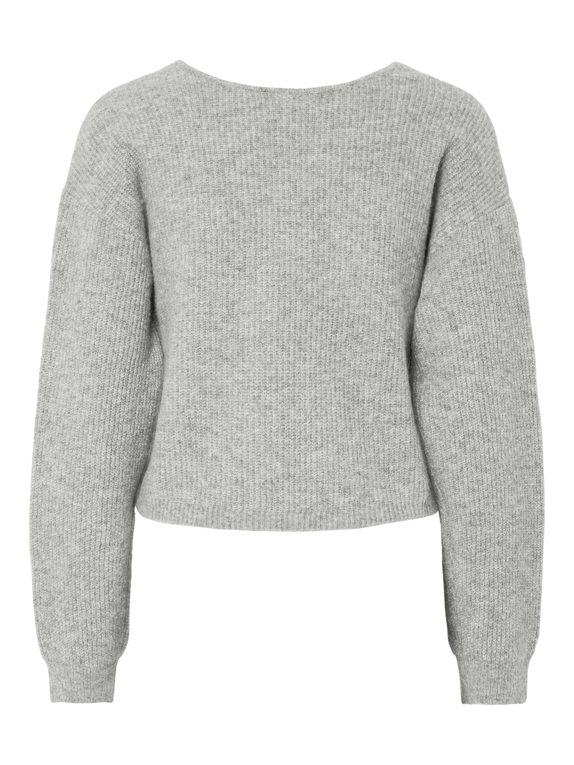 pieces Pull enveloppant »PCSILLY LS REV WRAP KNIT NOOS BC« im Wickeldesign