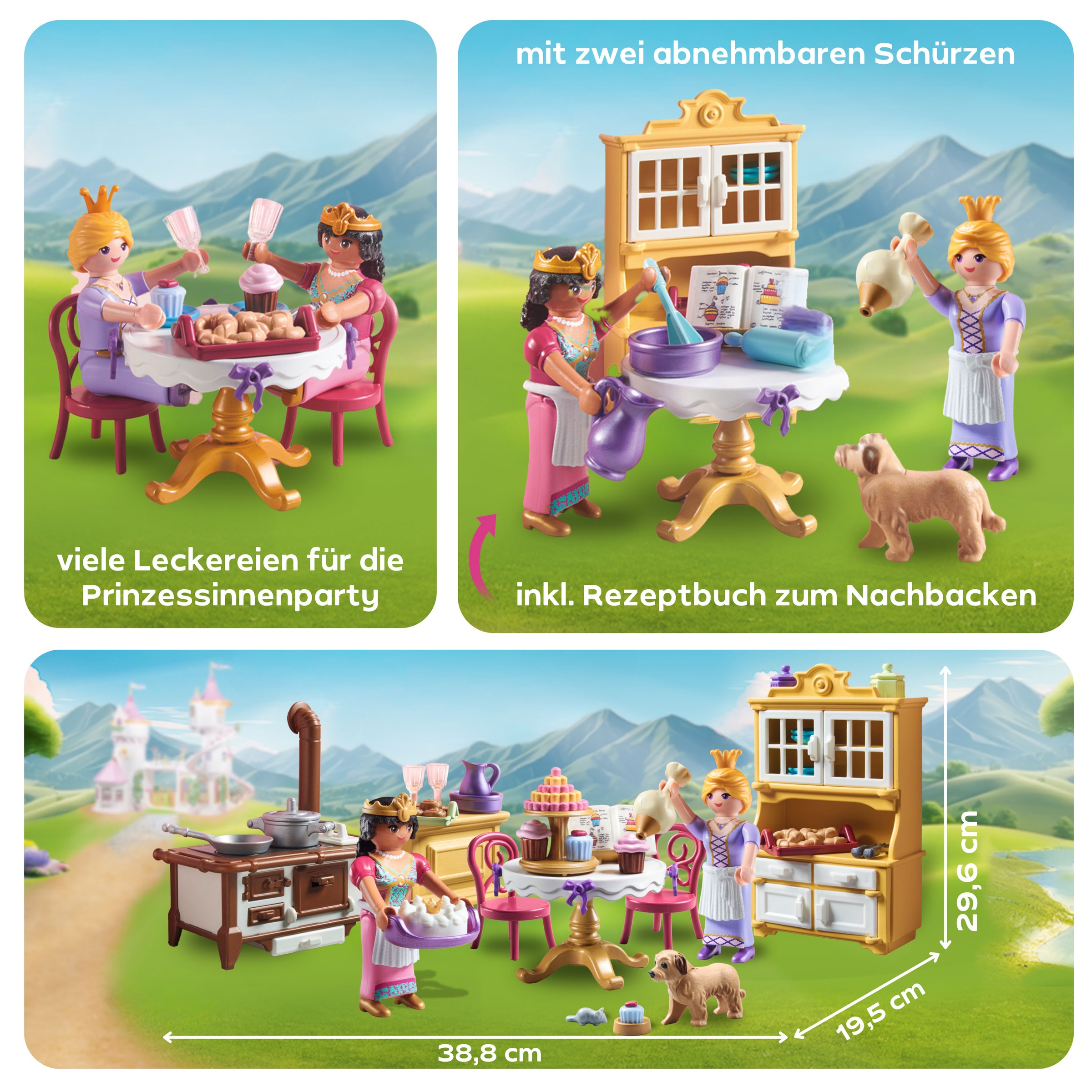 Playmobil® Konstruktions-Spielset »Königliche Küche (71848), Playmobil Princess Magic« Made in Europe