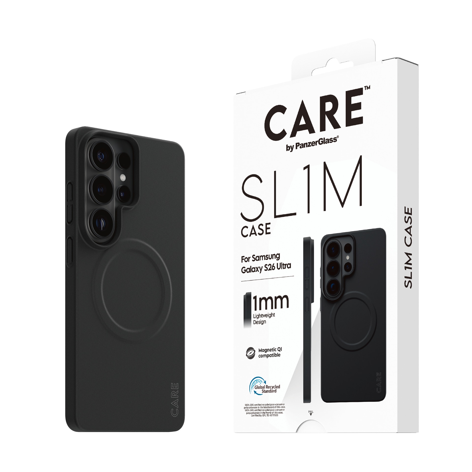 Image of CARE by PanzerGlass Handyhülle "SL1M Case für Samsung Galaxy S26 Ultra" Smartphones Backcover, Schutzhülle, Handyschutzhülle, Case, Schutzcase, stossfest