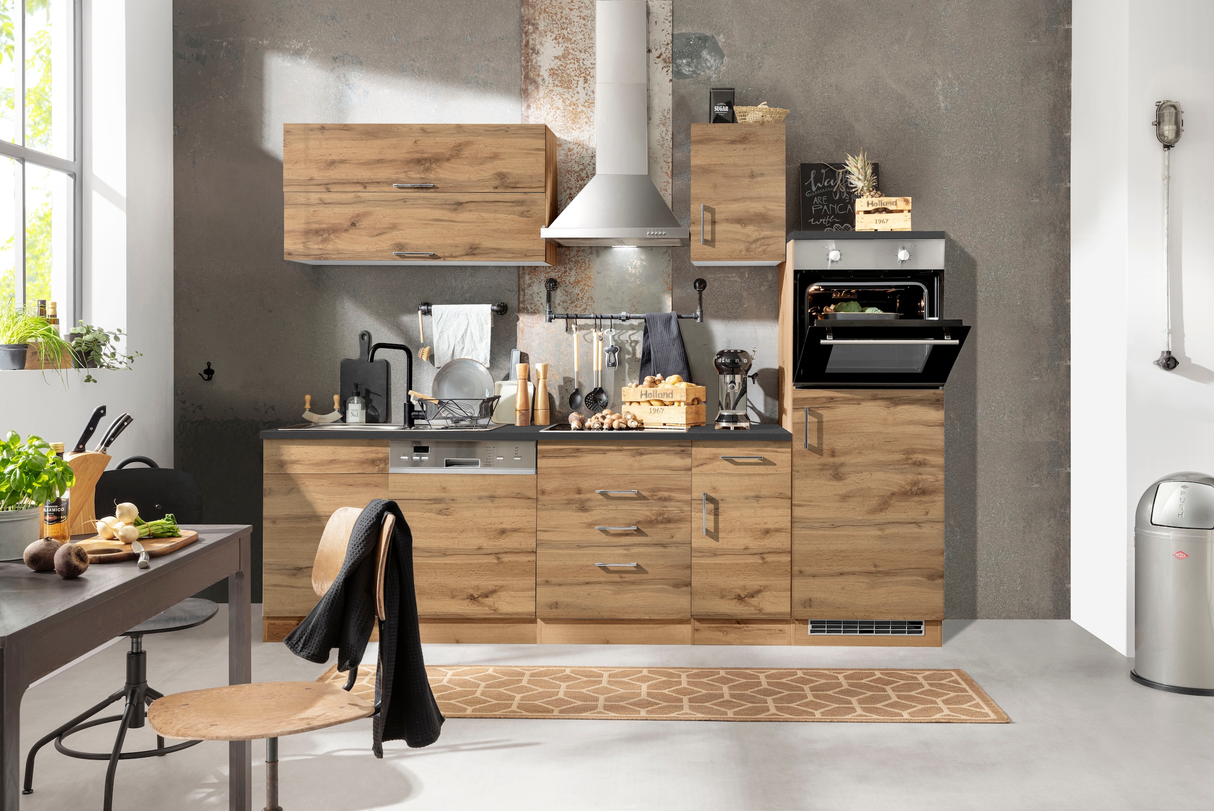 KOCHSTATION Kitchenette »KS-Colmar« sans appareils électriques, largeur 270 cm
