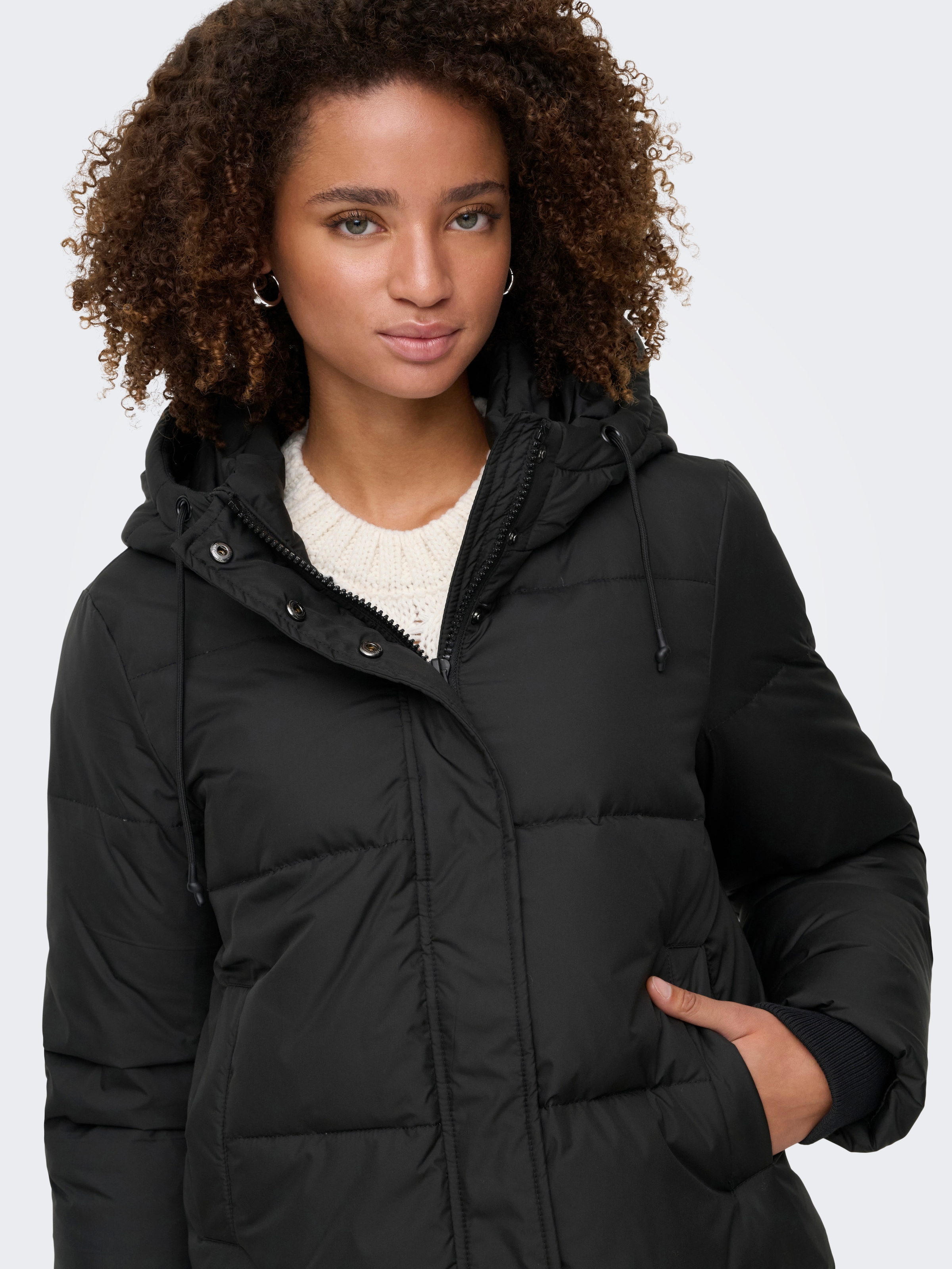 ONLY Steppjacke »ONLALICE SHORT DOWN JACKET NOOS OTW« mit Kapuze