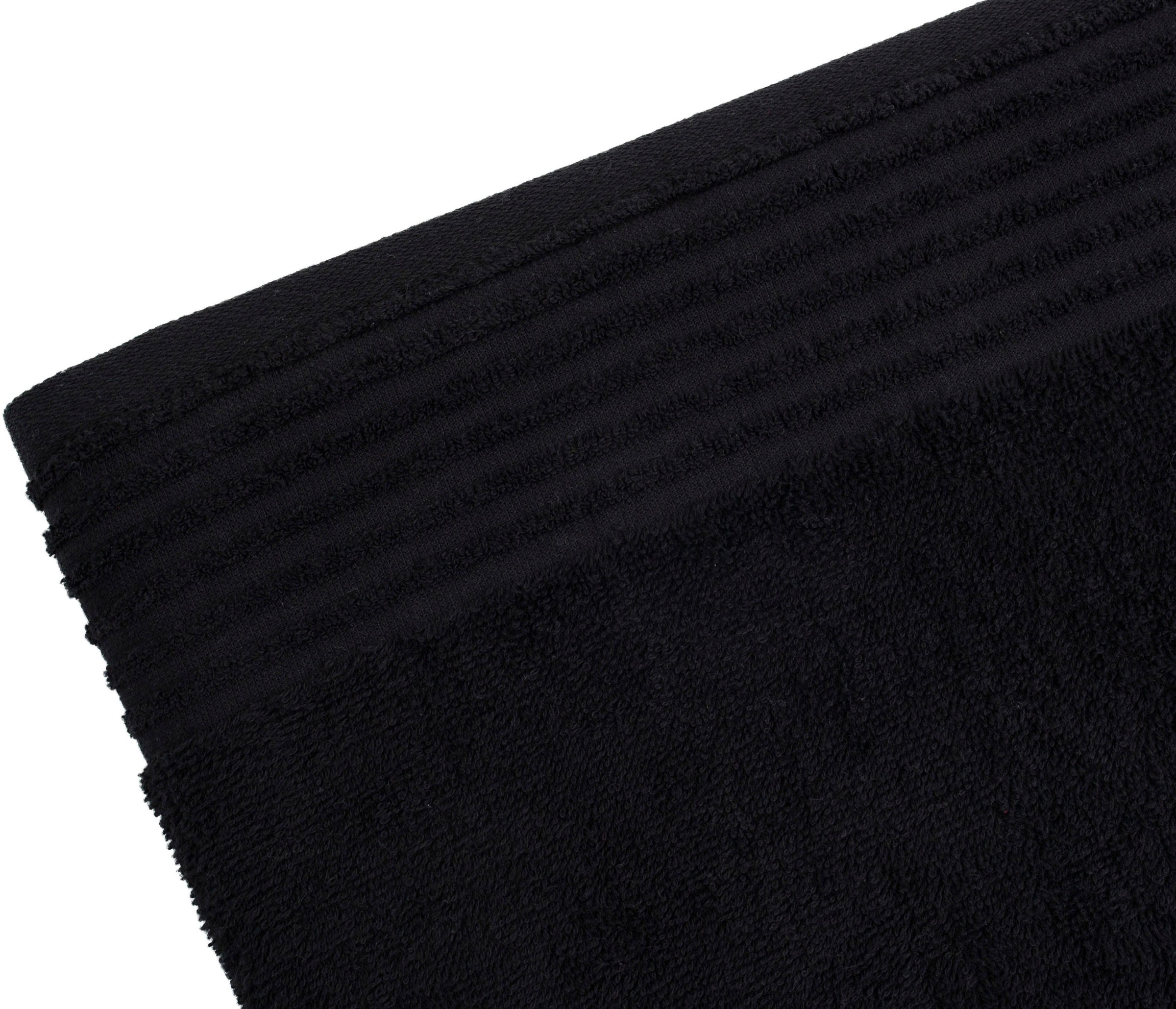 Gözze Gästehandtücher »Hanna« Set, Uni Farben, strukturierte Bordüre, 100% Baumwolle