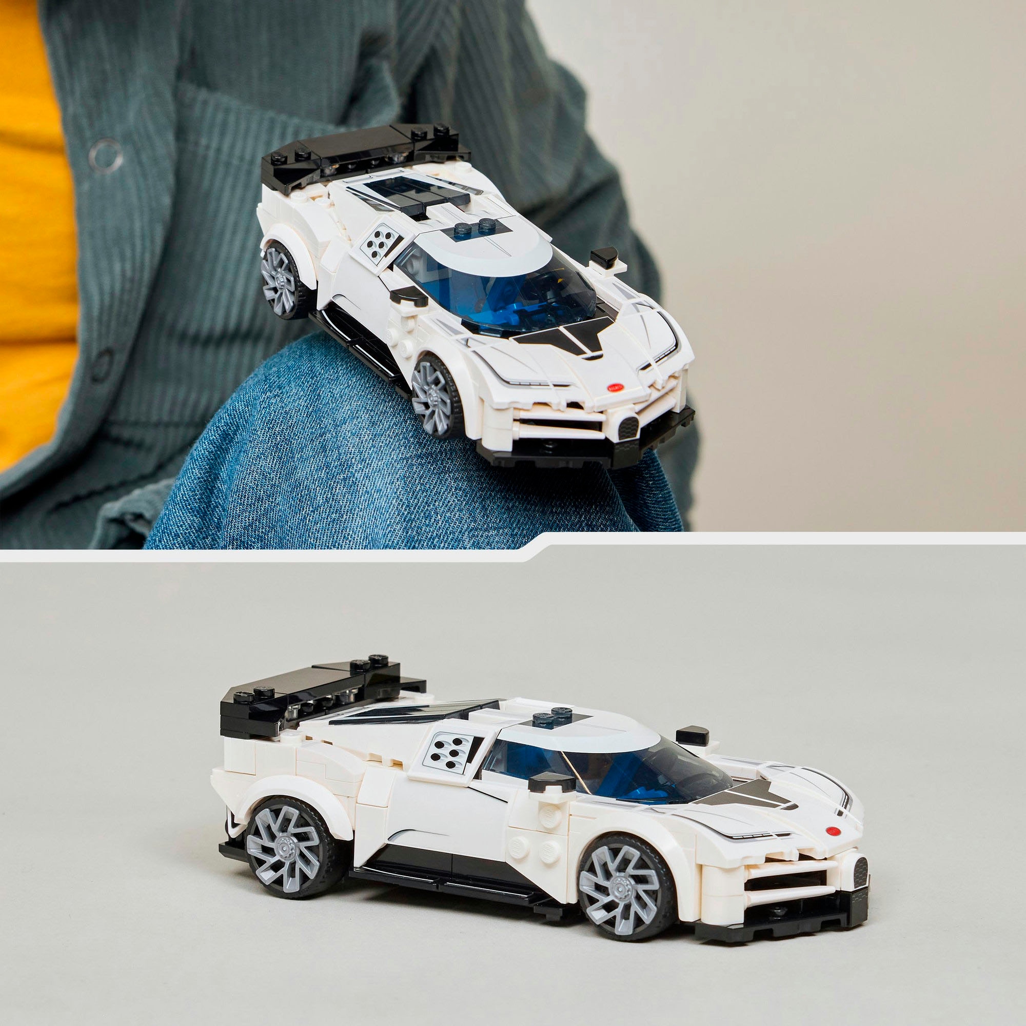 LEGO® Pions de construction »Bugatti Centodieci Hypersportwagen (77240), LEGO Speed Champions« Made in Europe