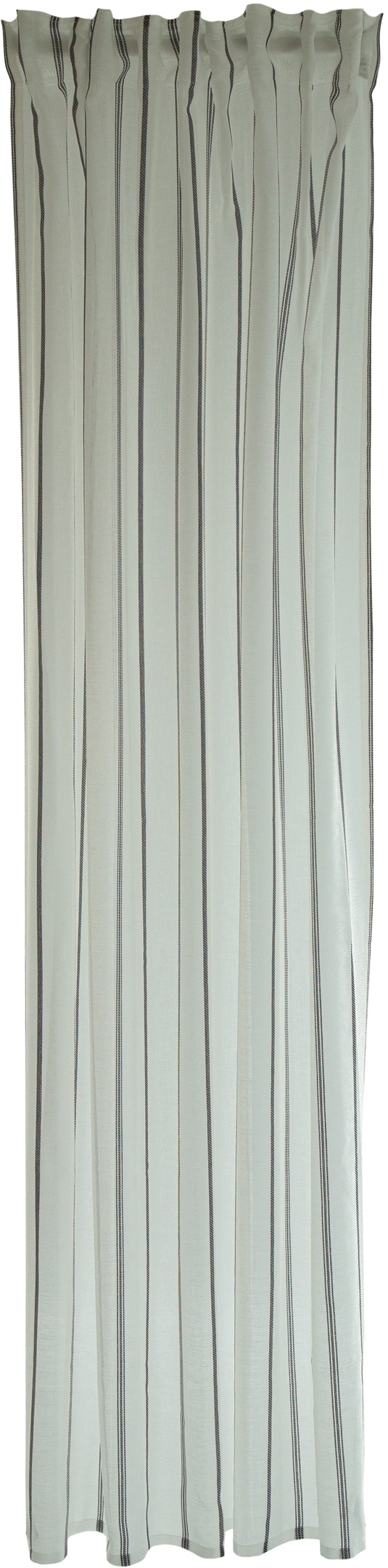 Image of HOMING Gardine "Vali" verdeckte Schlaufen 1 Stk. tlg. Streifen, modern, Wohnzimmer, Schlafzimmer