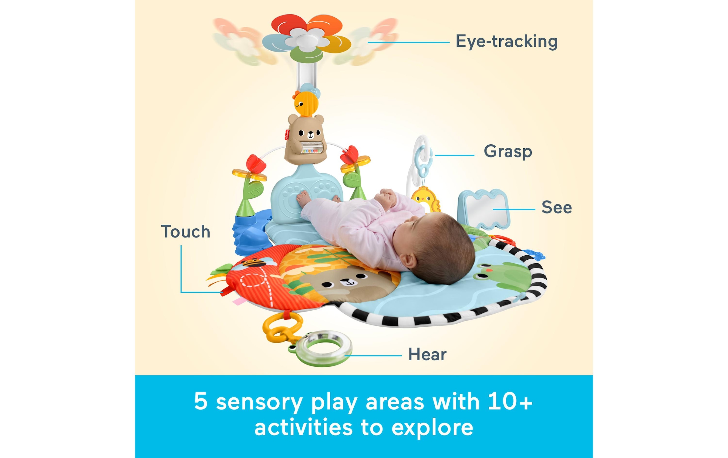 Fisher-Price® Arche de jeu »Balanced Beginnings 3-in-1 Kick & Sway«