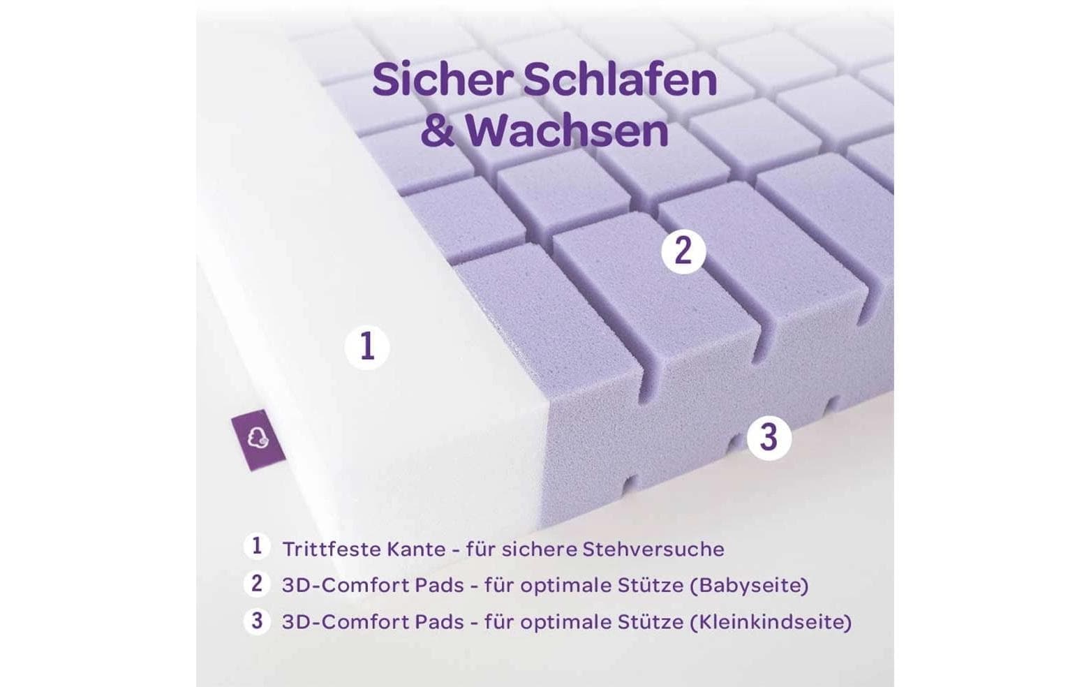 Träumeland Kindermatratze »Mondschein« 11 cm hoch 1 Stk. tlg.