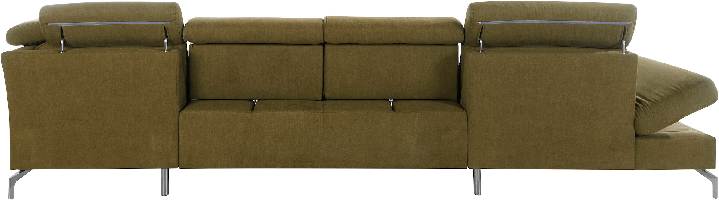 sit&more Wohnlandschaft »Brisbane U-Form« Fusshöhe 15 cm, inklusive Sitztiefen-, Armteil- und Kopfteilverstellung