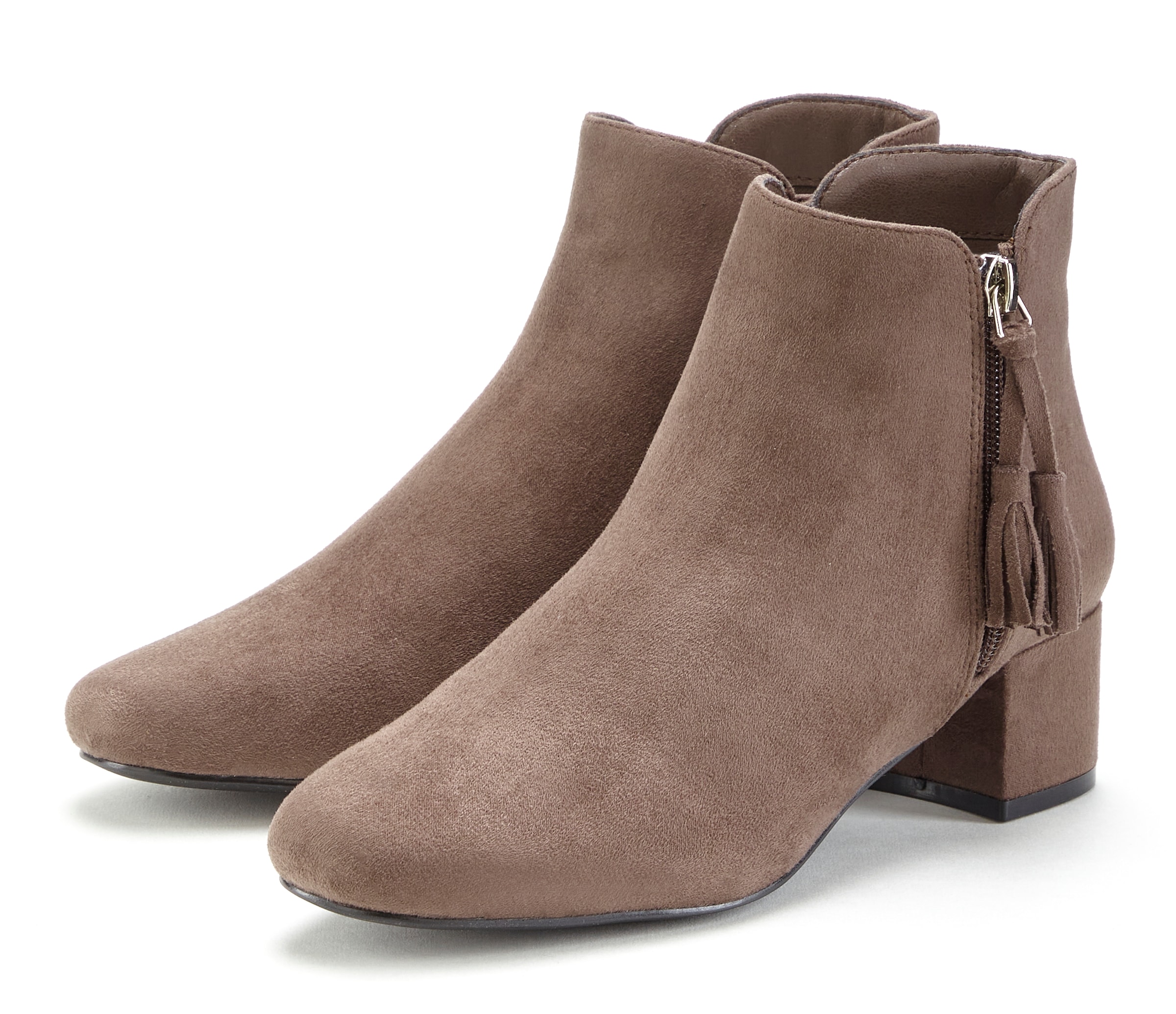 Stiefelette, Stiefel, Boots mit bequemem Blockabsatz VEGAN