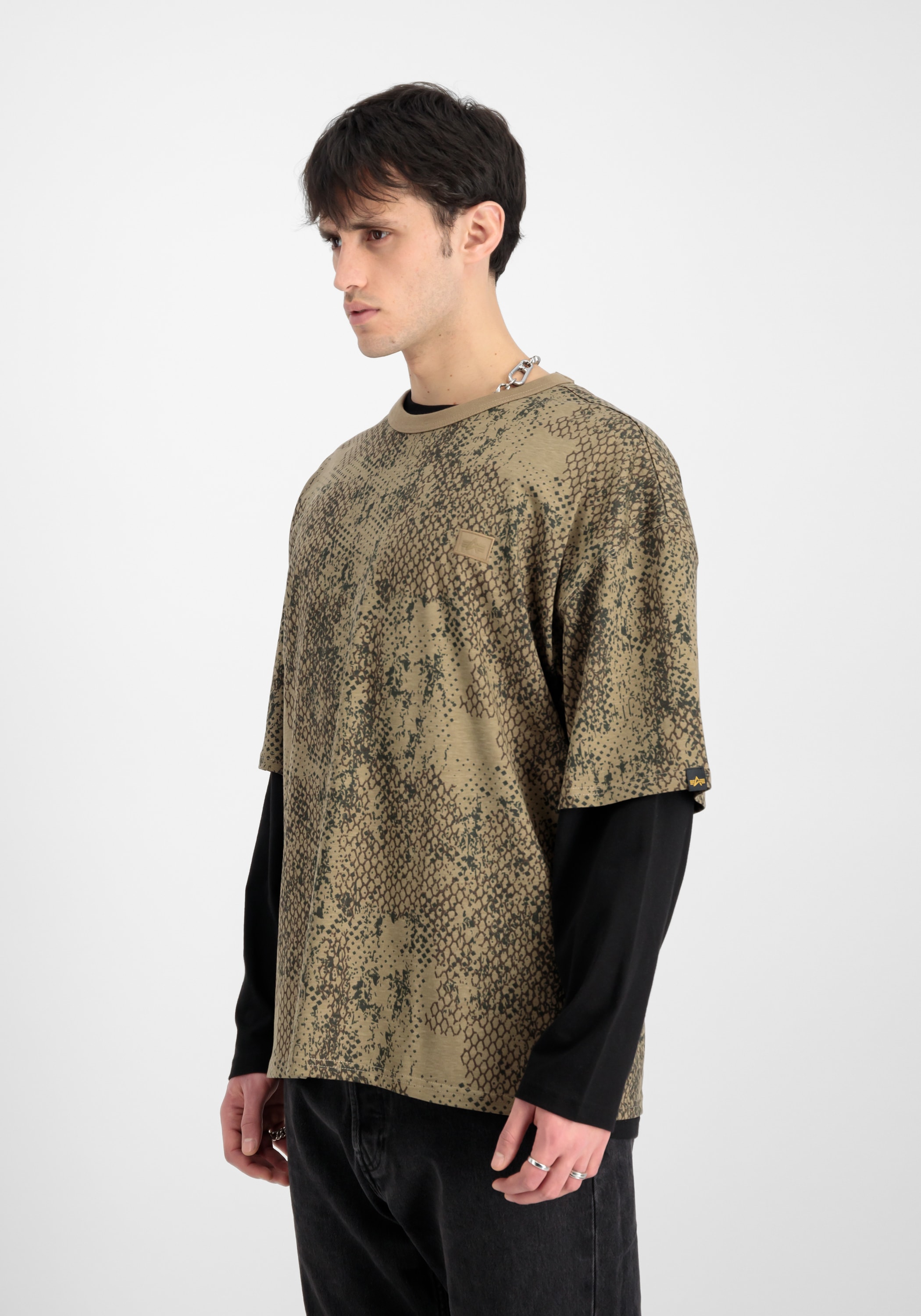 Image of Alpha Industries T-Shirt "Alpha Essentials RL T-Shirt Camo"