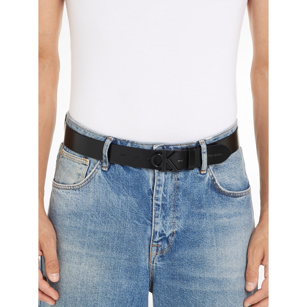 Calvin Klein Jeans Ledergürtel »RO MONO PLAQUE LTHR BELT 35MM«