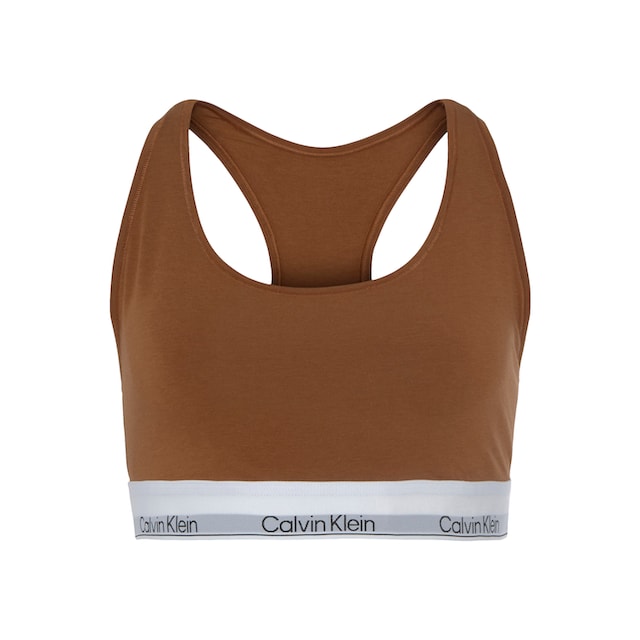 ♕ Calvin Klein Bralette, mit Logodruck auf dem Elastik-Unterbrustband  versandkostenfrei bestellen