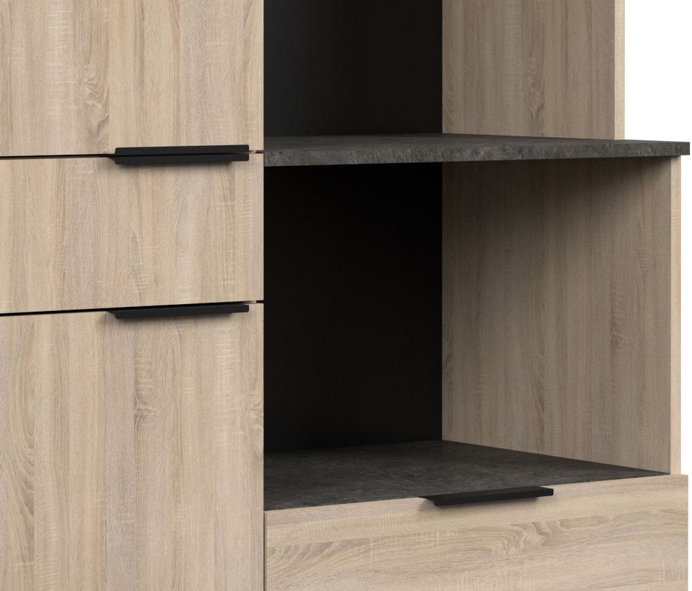Parisot Schrank-Set »Fumay«, (Set, 2 St.), viel Stauraum, Kabeldurchlass