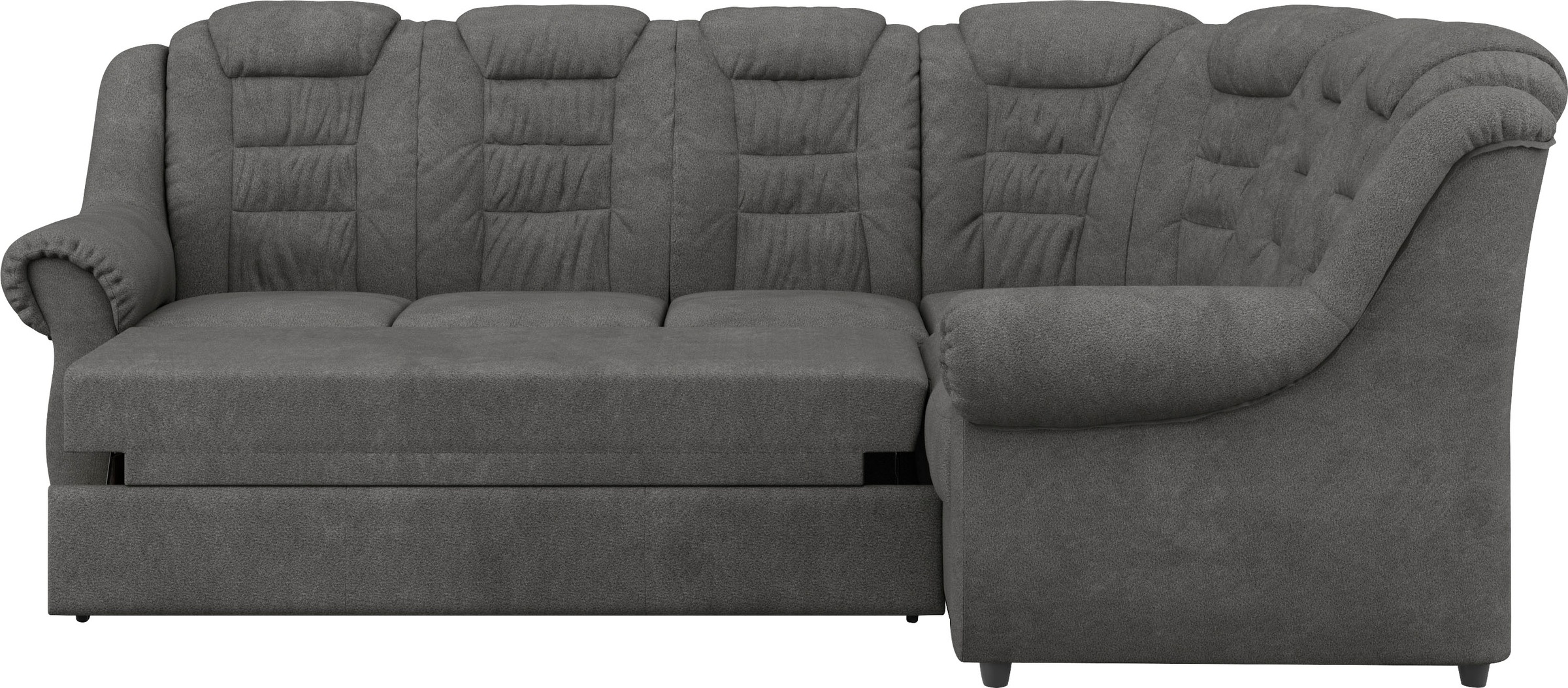 Home affaire Ecksofa »Boston L-Form«, mit hoher Rückenlehne, wahlweise mit Bettfunktion & Stauraum