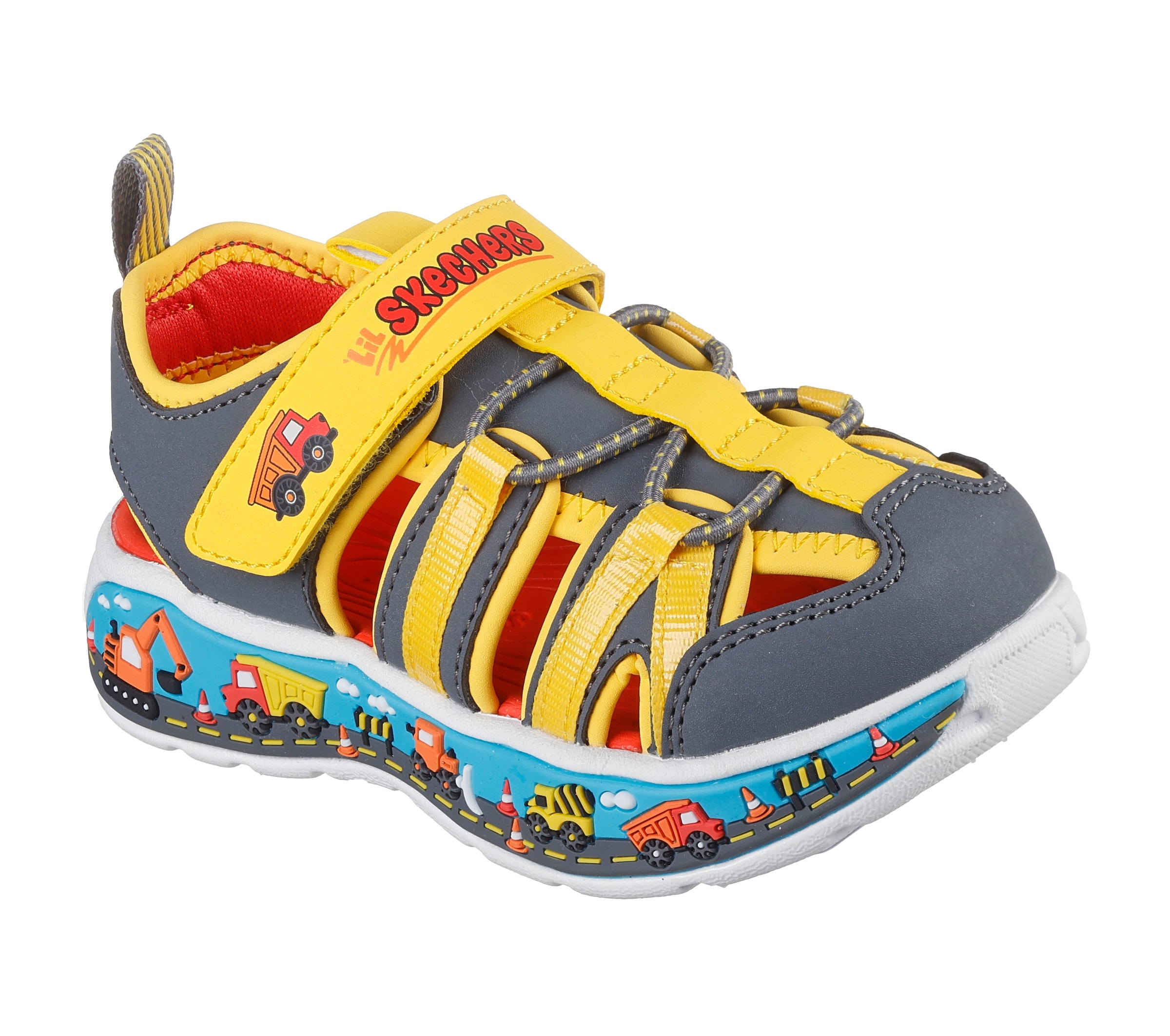 Skechers Sandale »PLAY SCENE SPLASH«  Badeschuh mit bunter Sohle, Grössenschablone zum Download